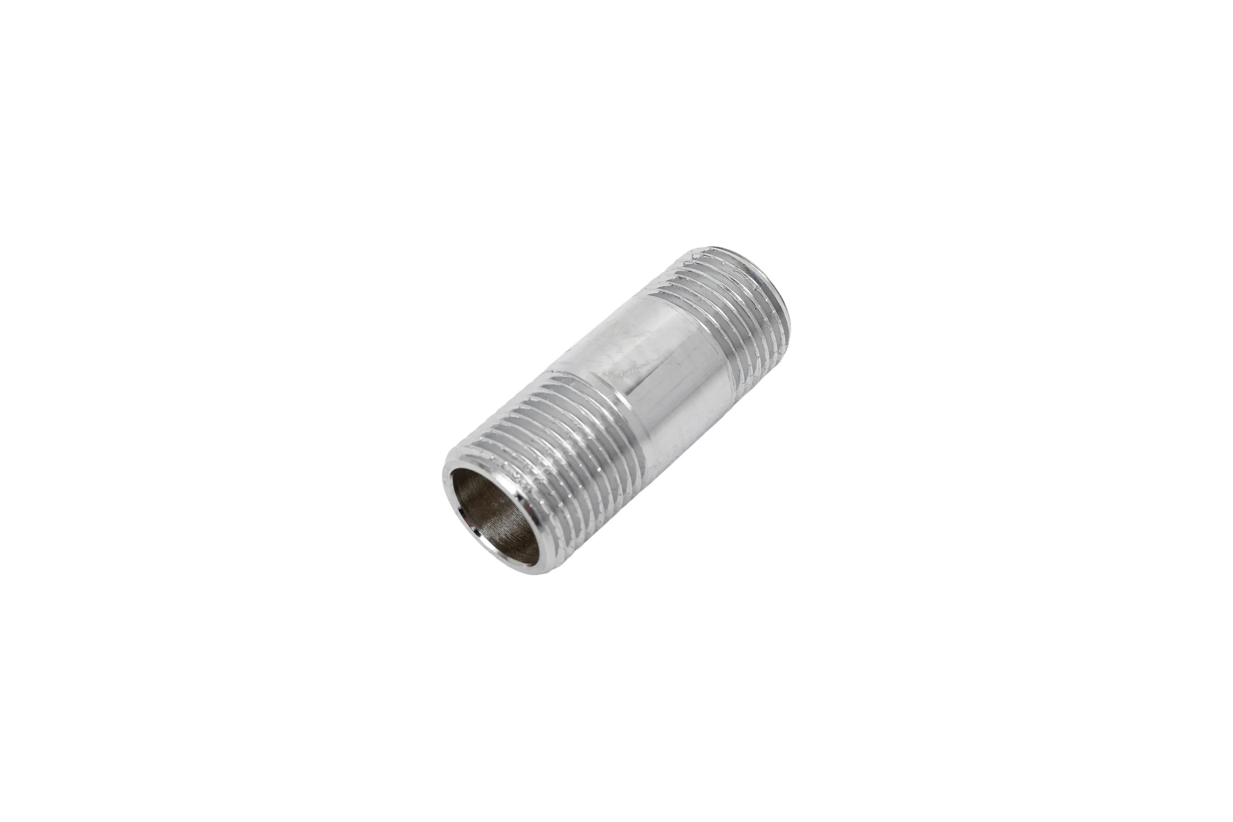 Удлинительный бочонок хромированный Millennium L=50мм, 1/2" x 1/2" наружная/наружная резьба SMX50