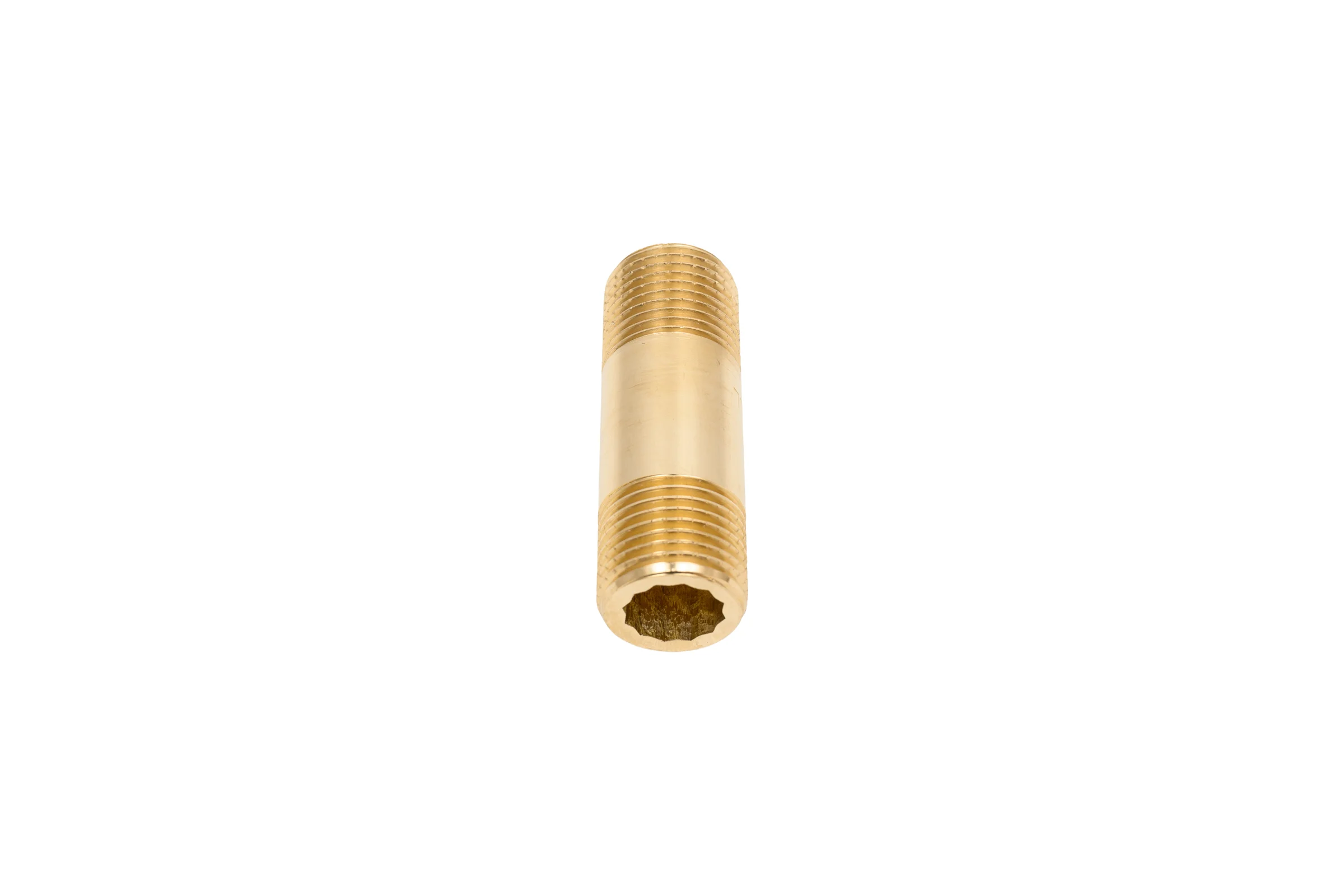Удлинительный бочонок латунный, никелированный Millennium L=60мм, 1/2" x 1/2" наружная/наружная резьба LBUM1260
