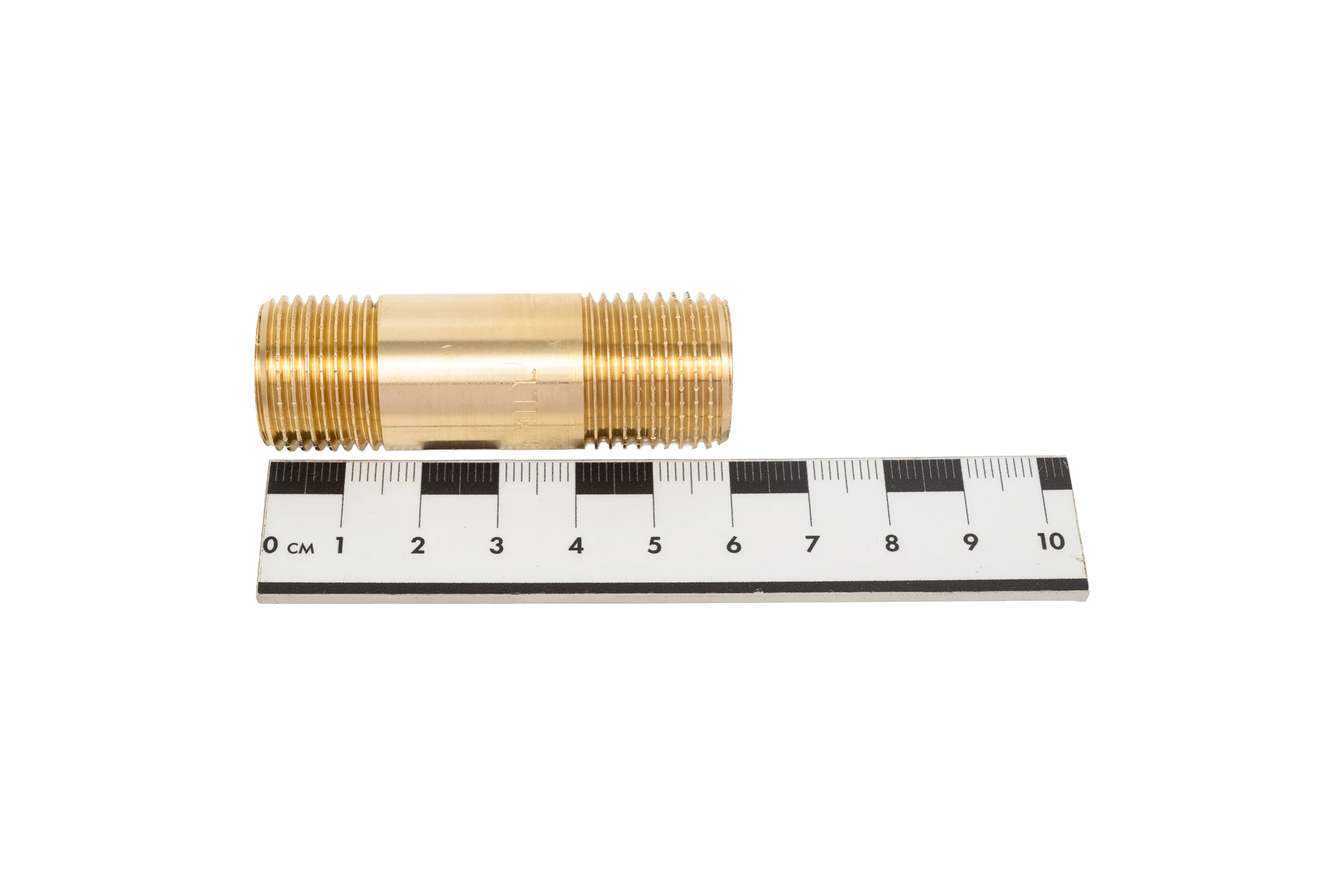 Удлинительный бочонок латунный, никелированный Millennium L=60мм, 1/2" x 1/2" наружная/наружная резьба LBUM1260