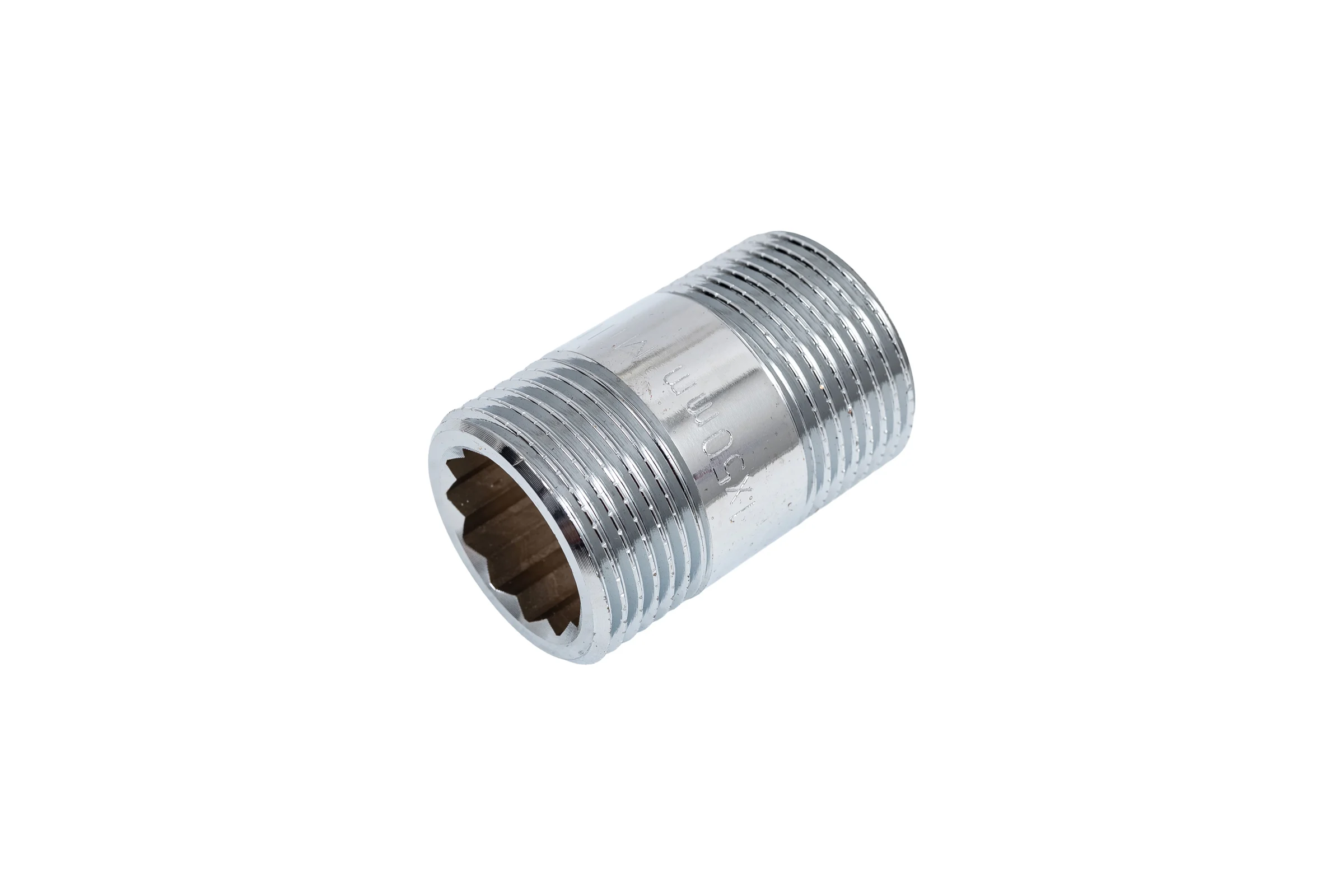 Удлинительный бочонок хромированный Millennium L=50мм, 1" x 1" наружная/наружная резьба SMX5001