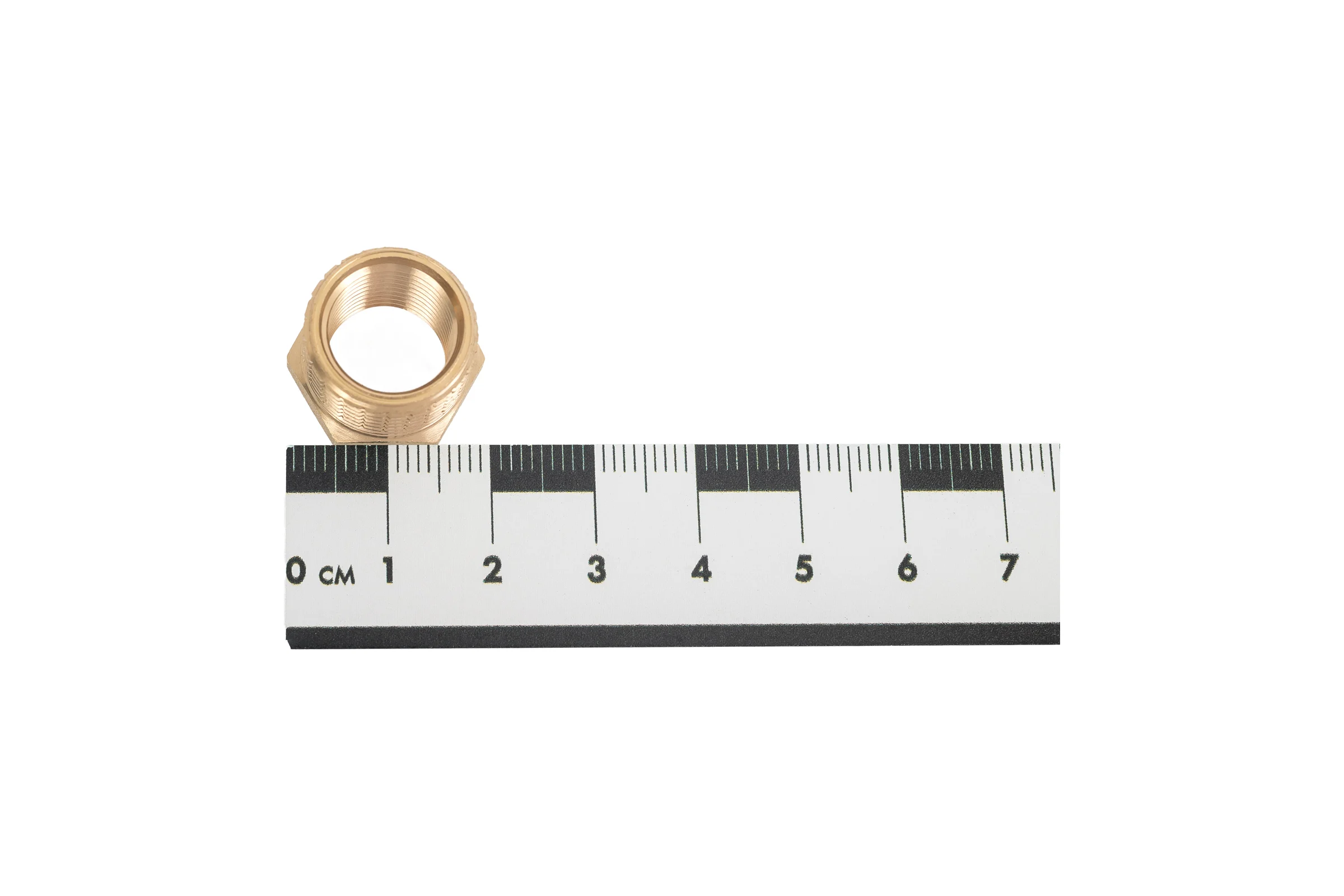 Футорка латунная Millennium 3/8" х 1/4" наружная резьба/внутренняя резьба LFMF3814