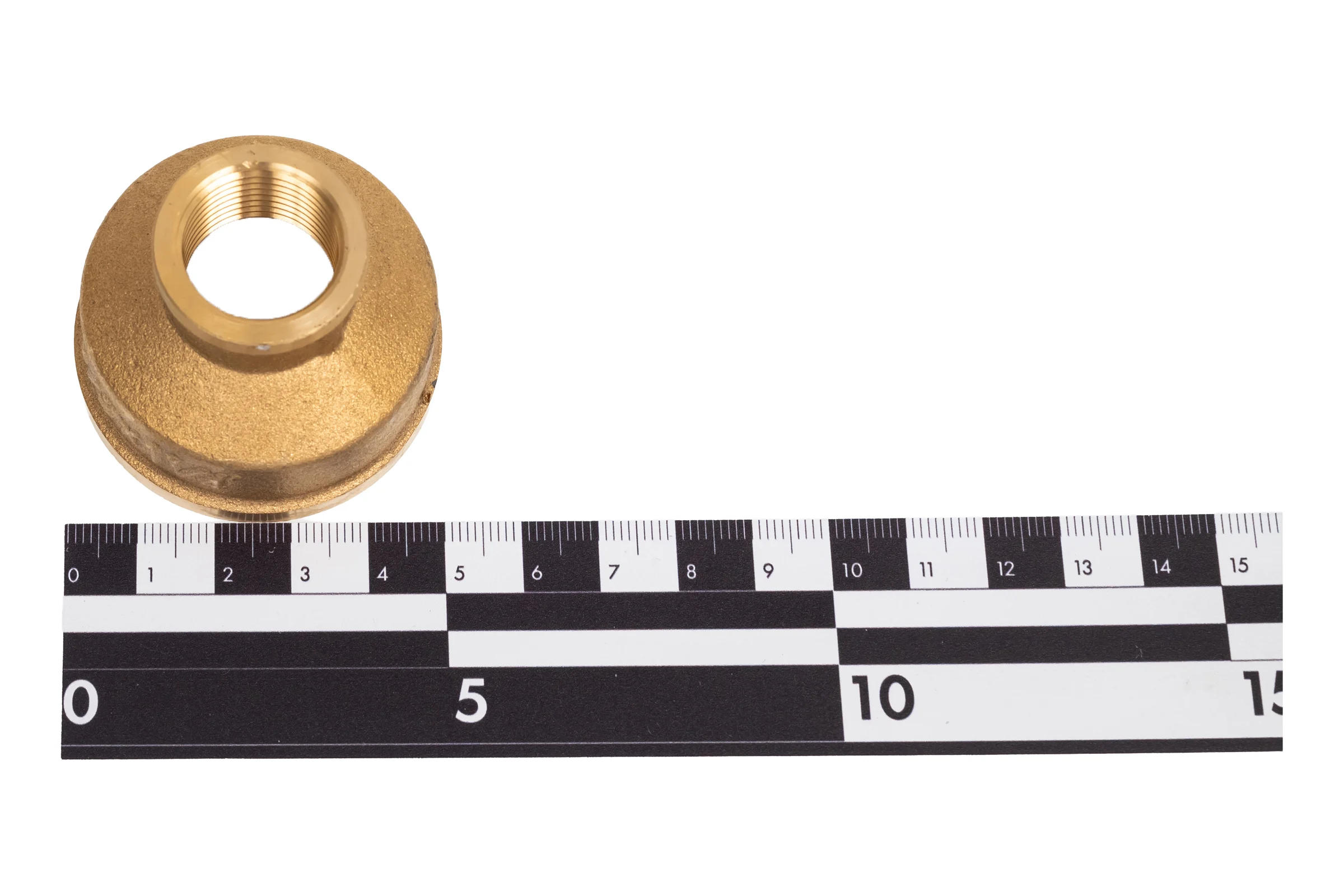 Муфта латунная никелированная переходная 1 1/4"×1/2" с внутренней/внутренней резьбой для соединения труб Millennium LМFF3212 LMFF3212
