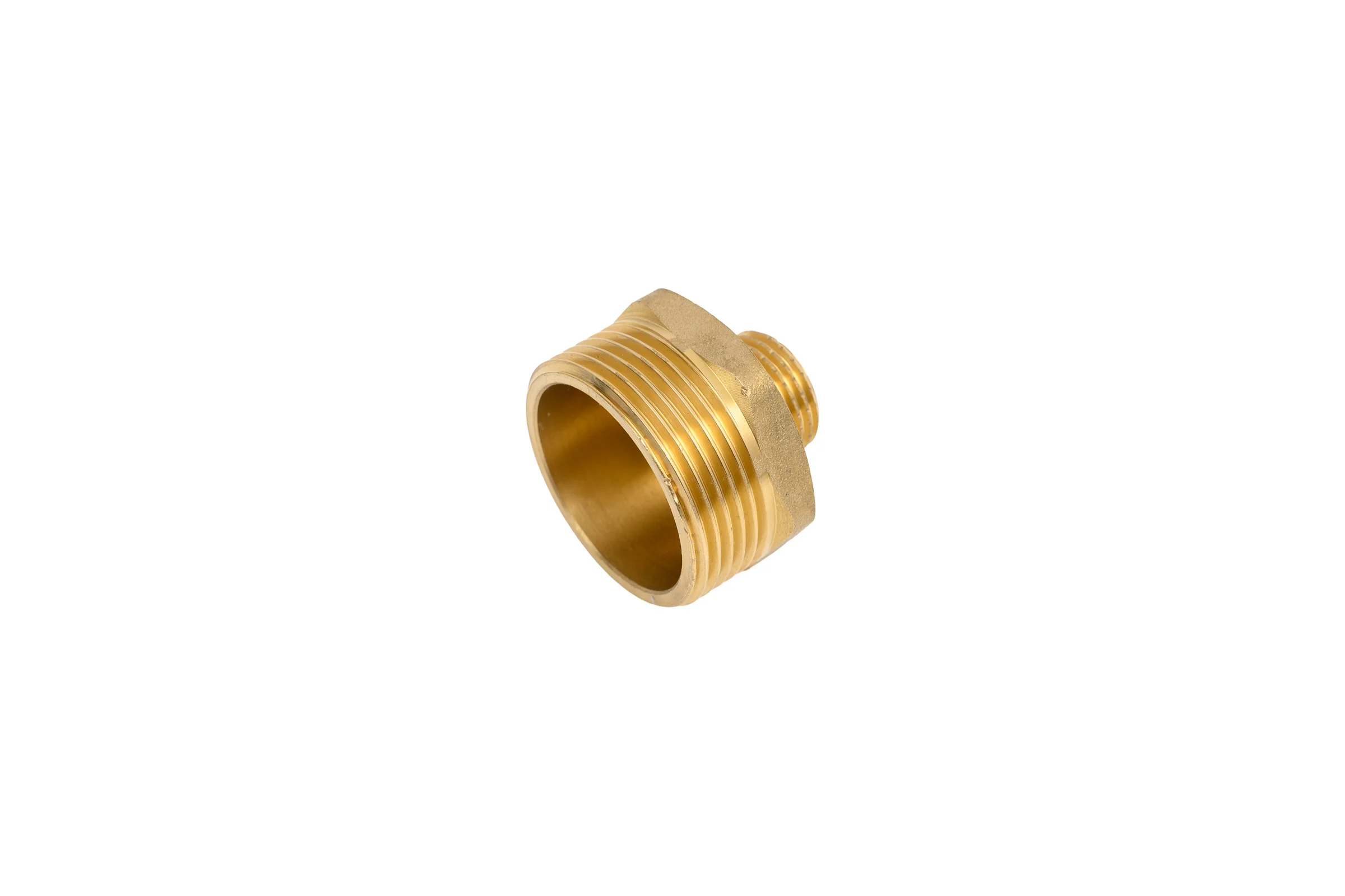Ниппель латунный никелированный переходной Millennium 1 1/4" х 1/2" с наружной резьбой LBMM3212