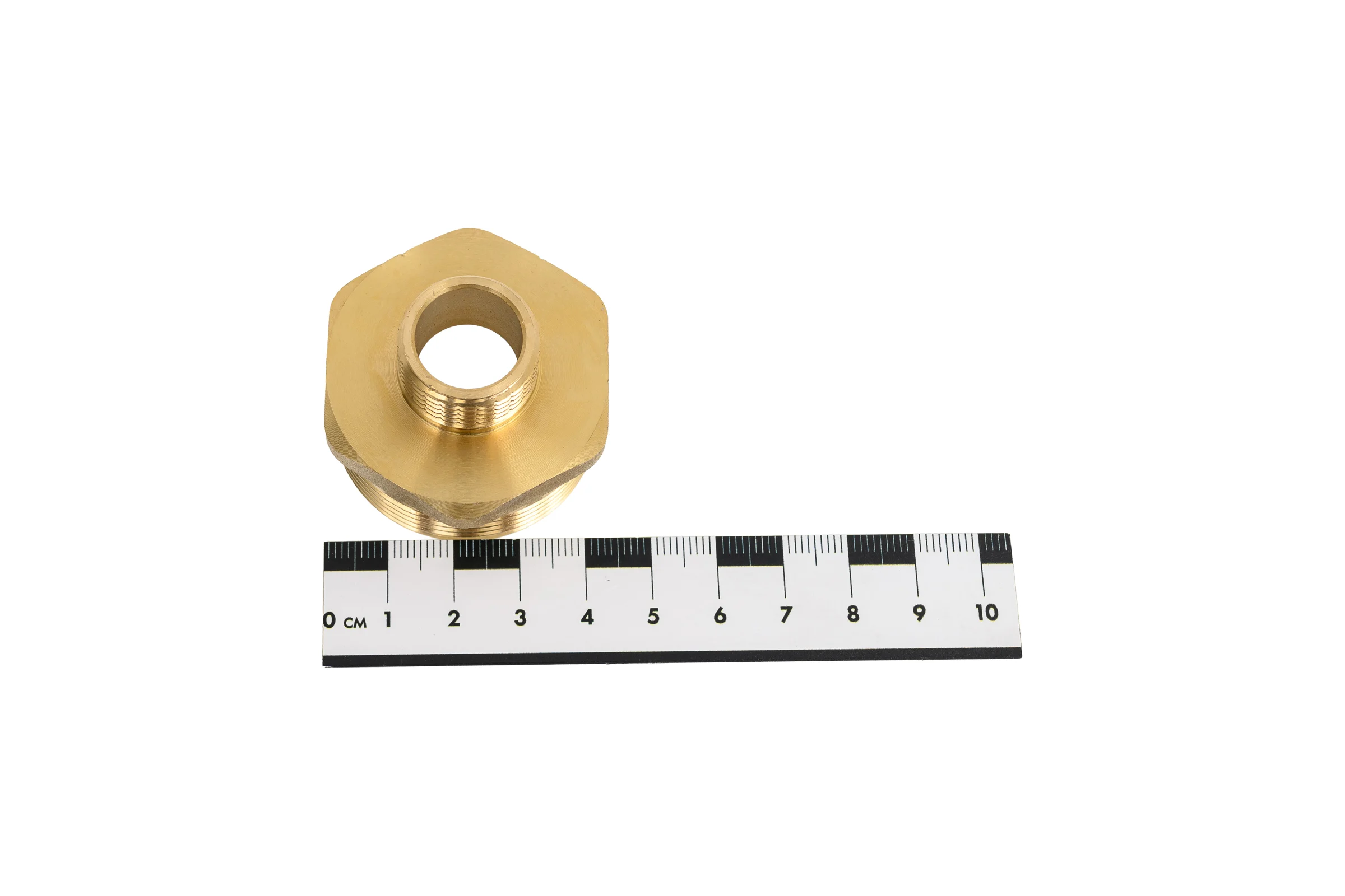 Ниппель латунный никелированный переходной Millennium 1 1/4" х 1/2" с наружной резьбой LBMM3212