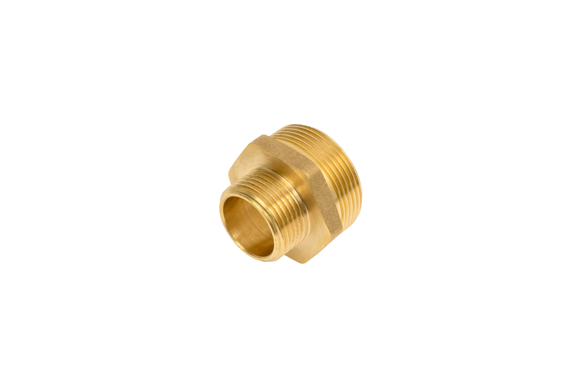 Ниппель латунный никелированный переходной Millennium 1 1/2" х 1" с наружной резьбой LBMM4010