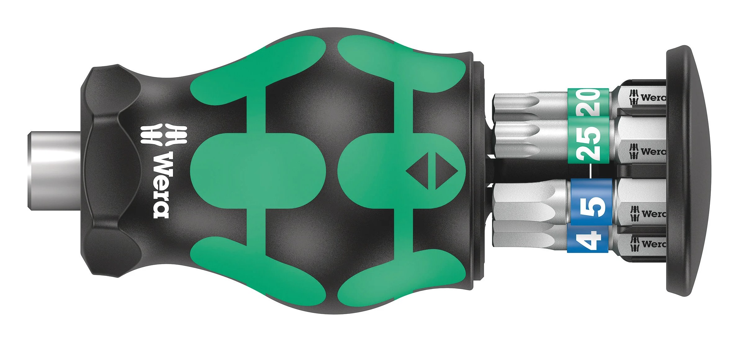 WERA Kraftform Kompakt Stubby Magazin 3 короткая ручка-битодержатель с битами, 6 предметов WE-008875