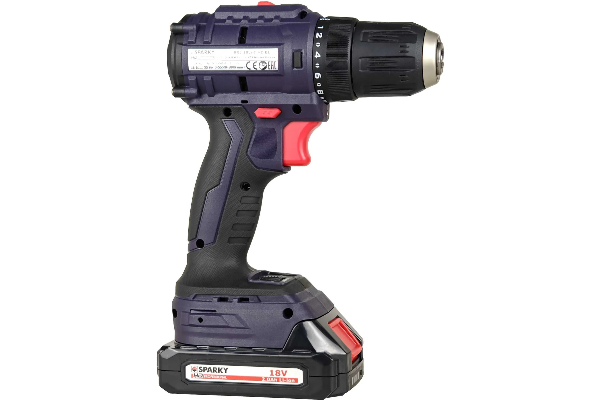 Аккумуляторная дрель-шуруповерт SPARKY BR2 18Li-C HD BL 14000197157