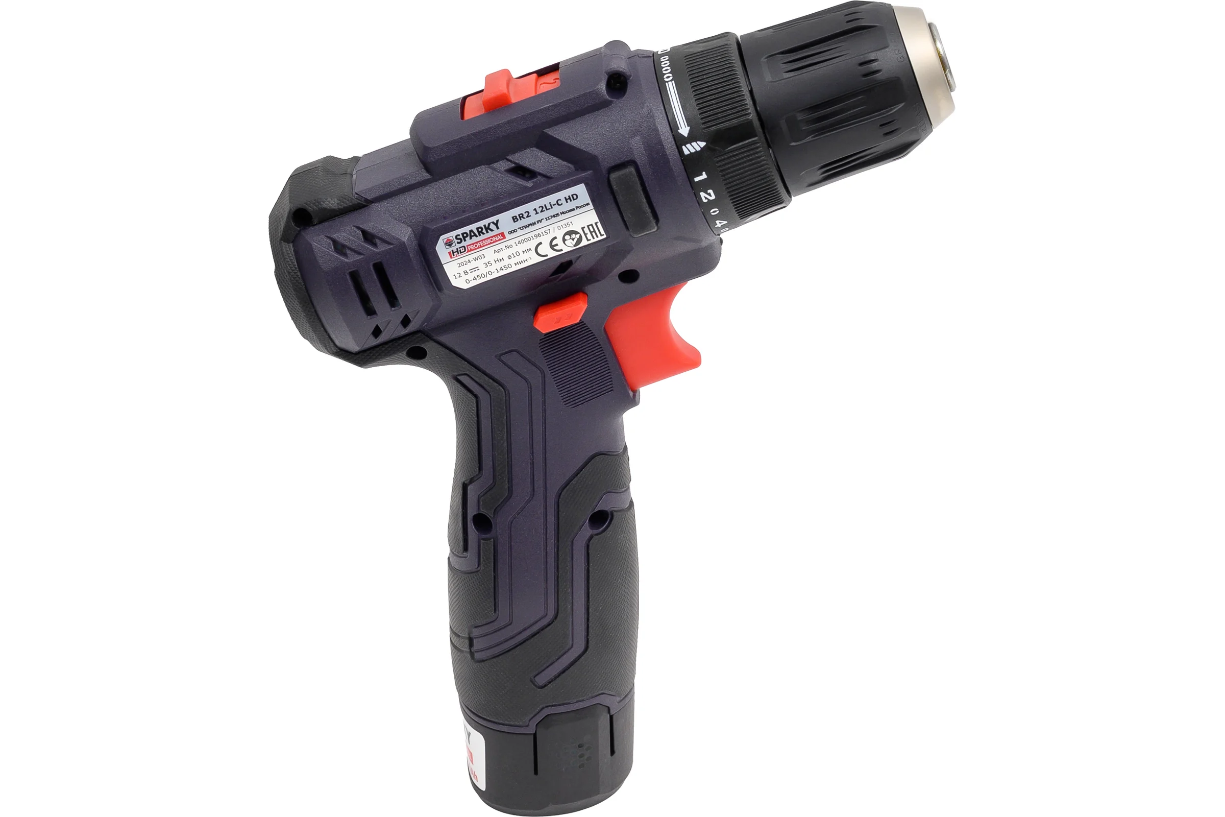 Аккумуляторная дрель-шуруповерт SPARKY BR2 12Li-C HD 14000196157
