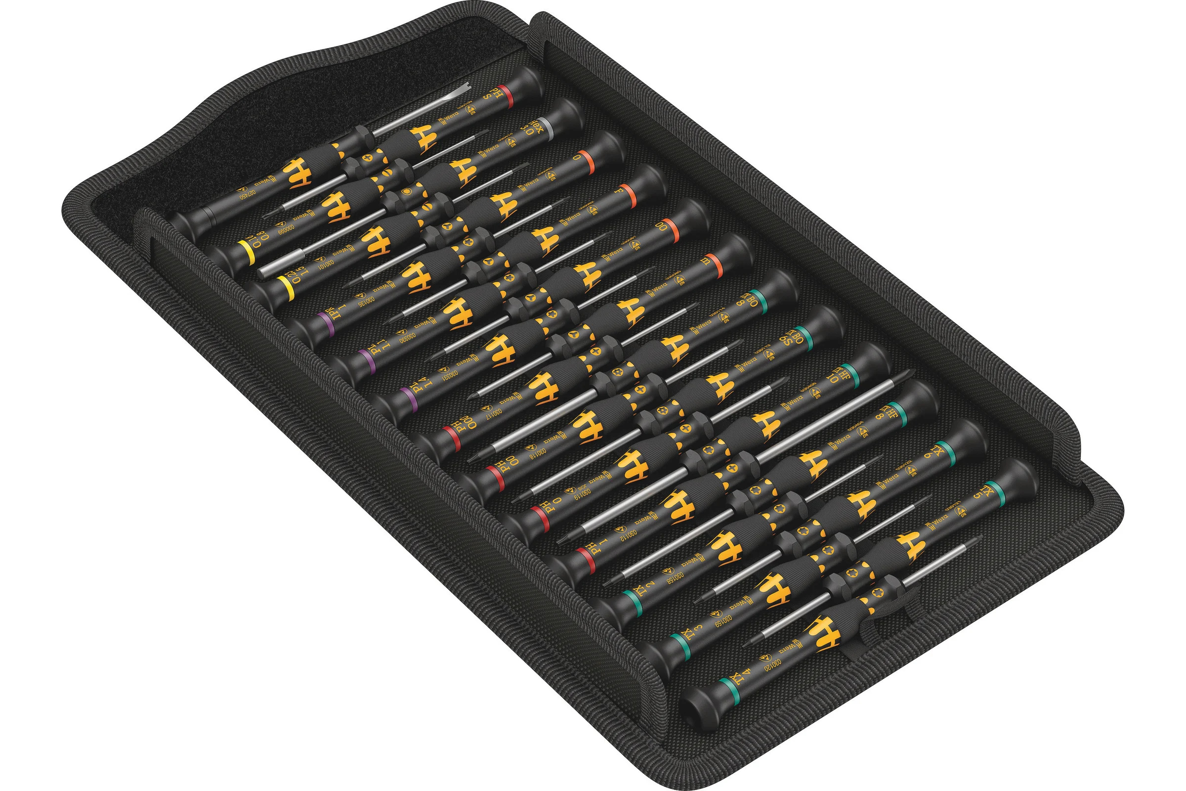 Набор отверток для электроники Wera, Kraftform Micro ESD, 25 предметов, WE-134019