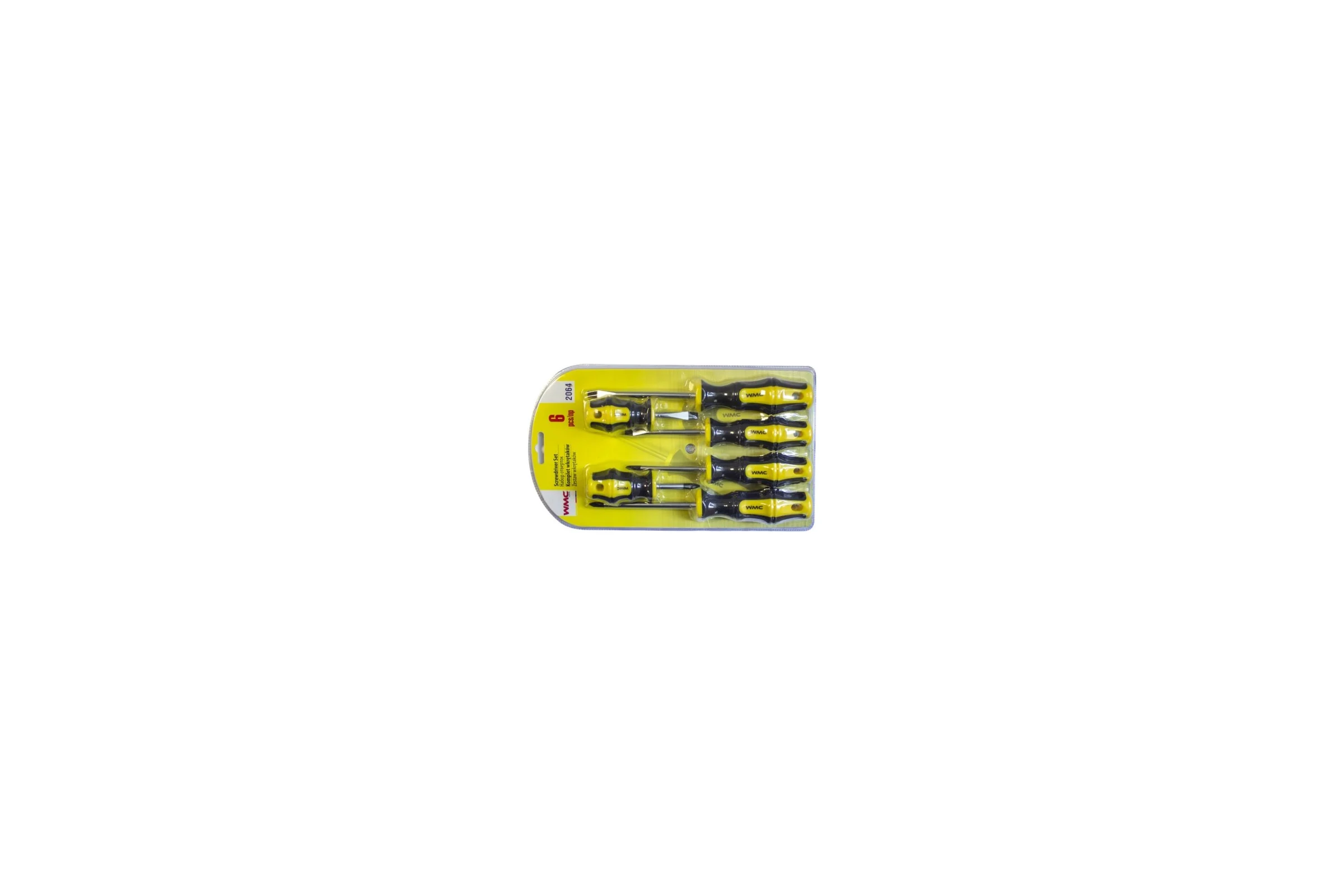 Набор отверток WMC TOOLS 6 пр, в блистере 7004A 2064