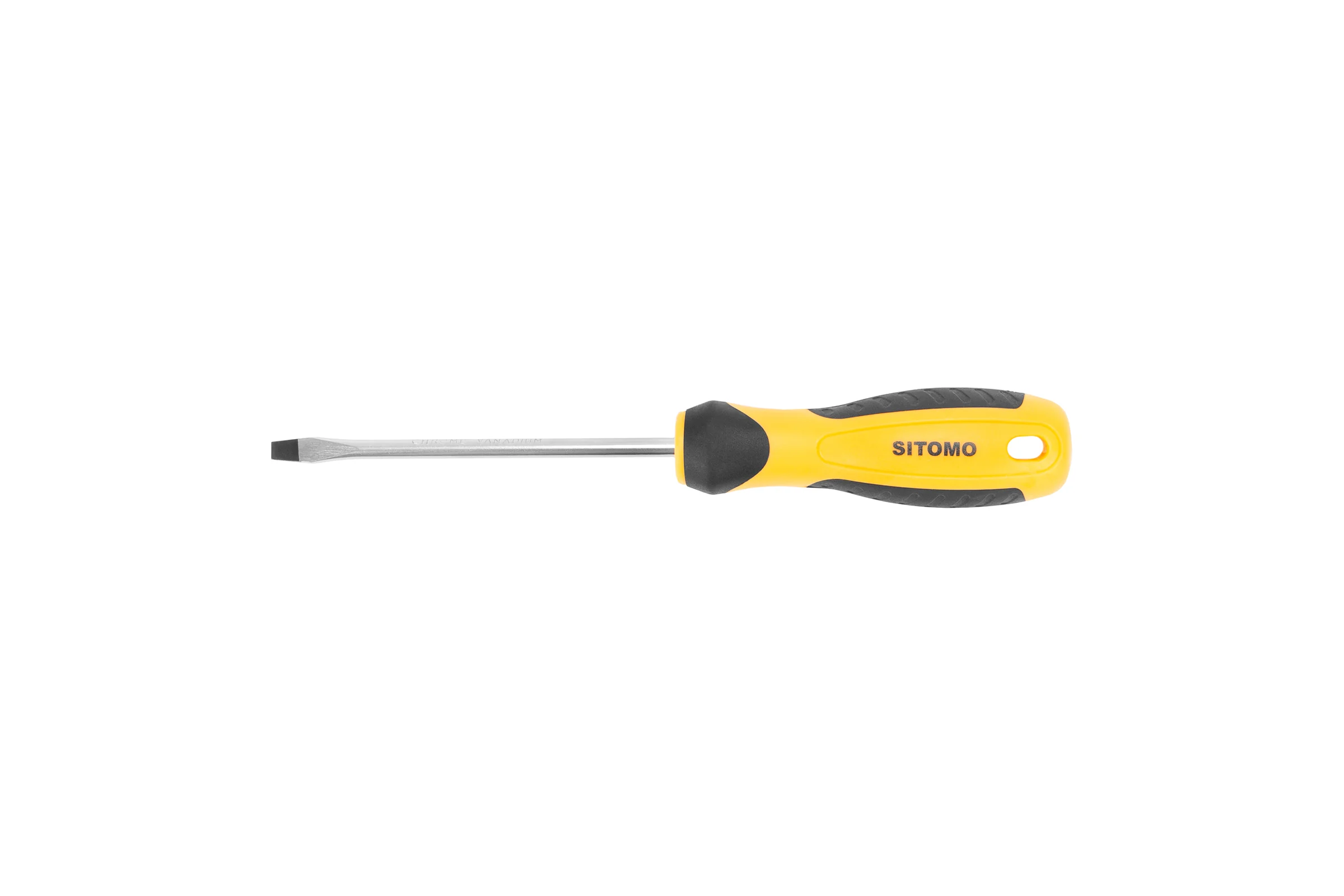 Шлицевая отвертка SITOMO SL 5х100, 200 мм CrV SIT 856486