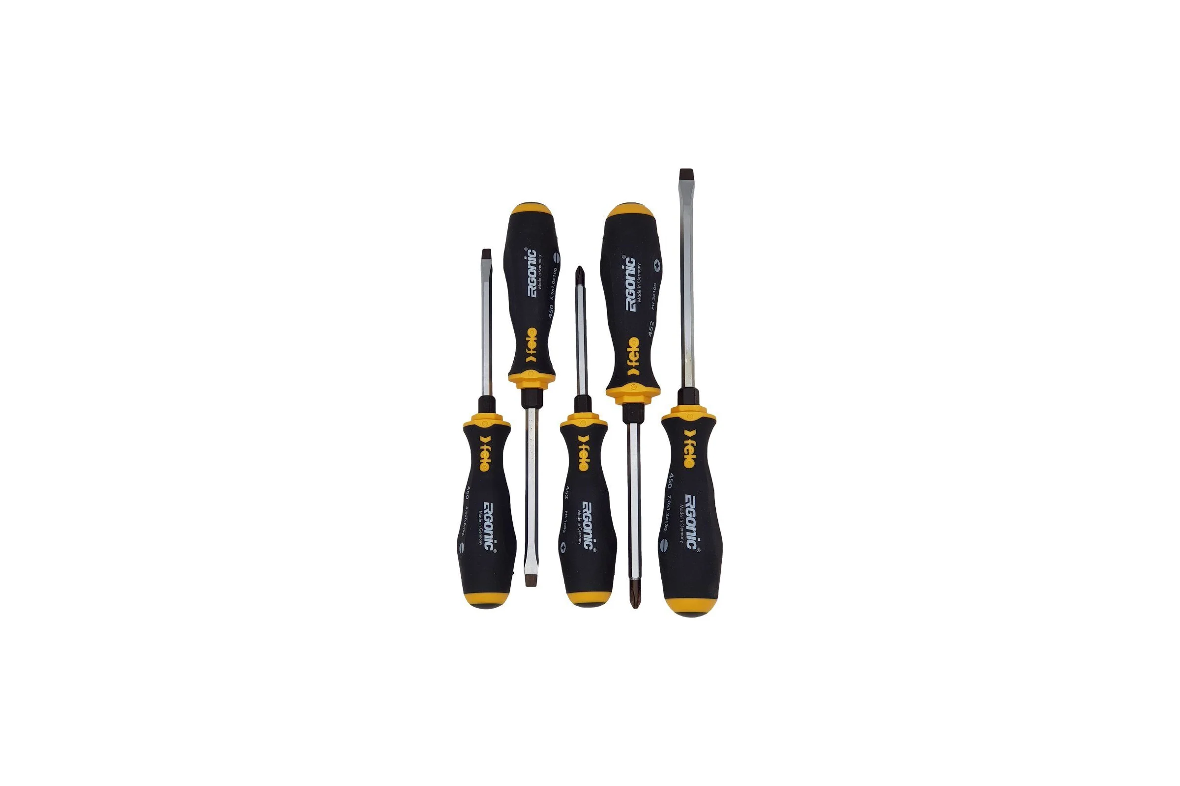 Набор ударных отверток Felo Ergonic SL/PH, 5 штук 45095248