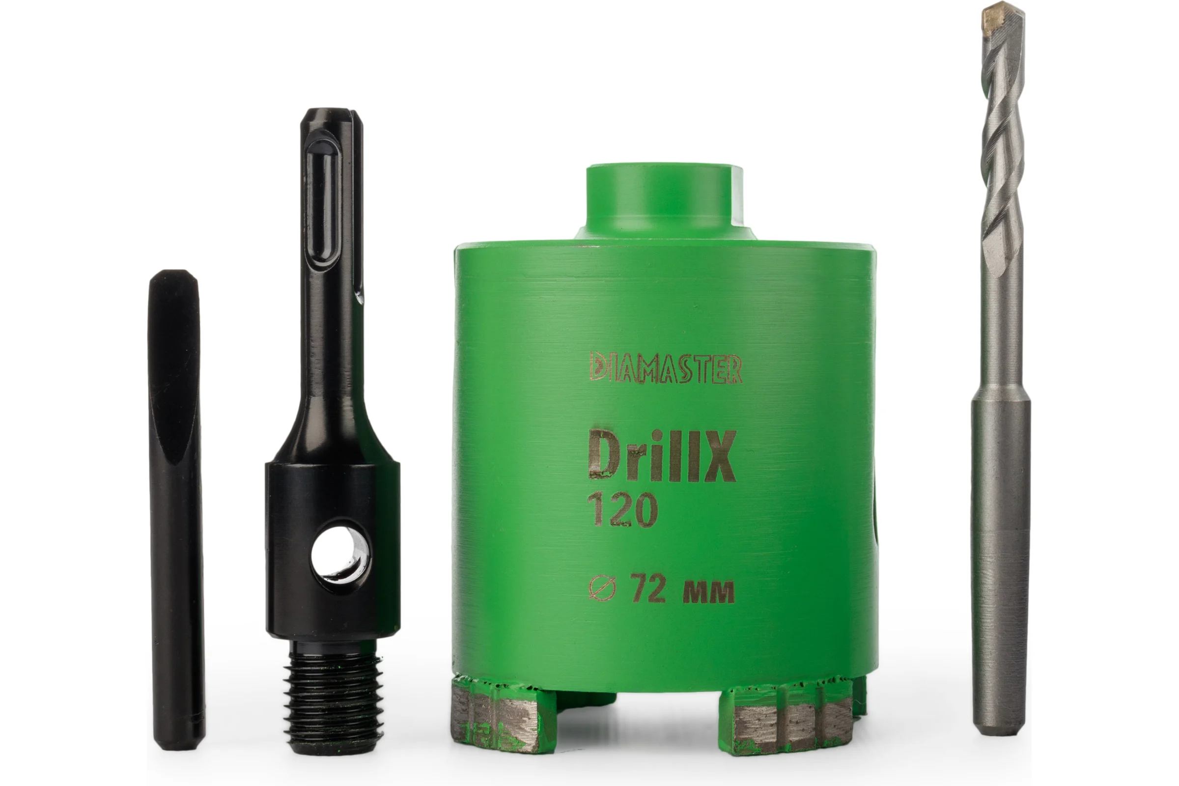 Сверло сегментное DIAMASTER DrillX-120 (М16/SDSplus) д.72/h- 70мм бетон/железобетон/кирпич dry Laser 000.630.0073