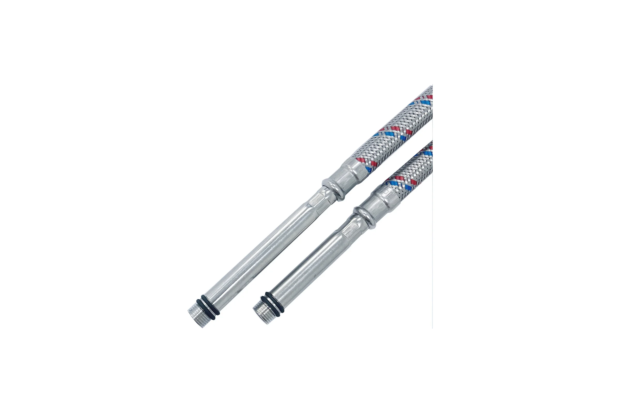 Подводка для смесителя СТМ удлиненный штуцер сталь 1/2xM10x30 см (пара) CWFHL030