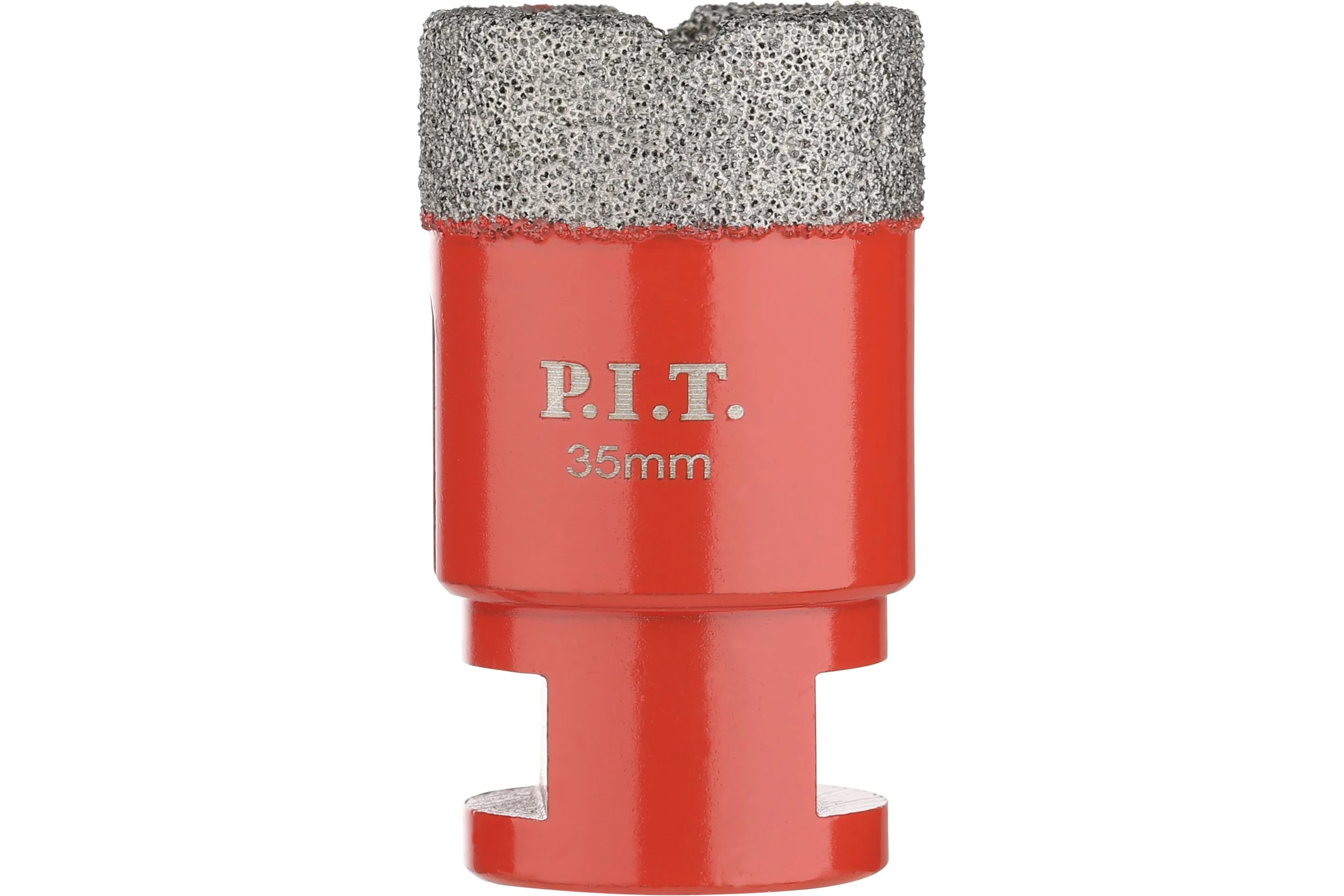 Коронка алмазная по керамограниту P.I.T. (35 мм, M14, сухое сверление, вакуумная пайка) AMAS18-0035