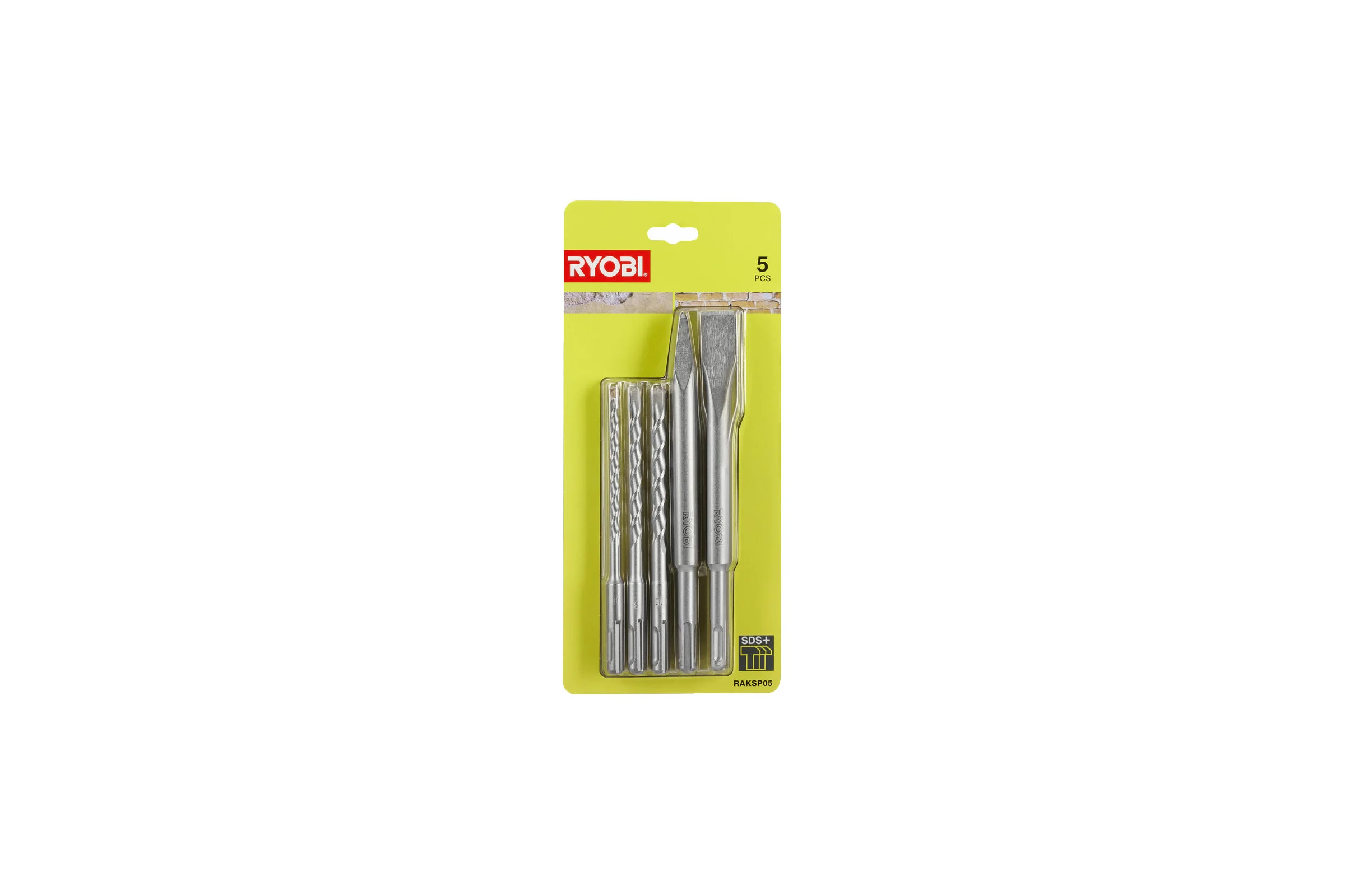 Буры и долота RAKSP05 (5 шт; SDS+) Ryobi 5132004837