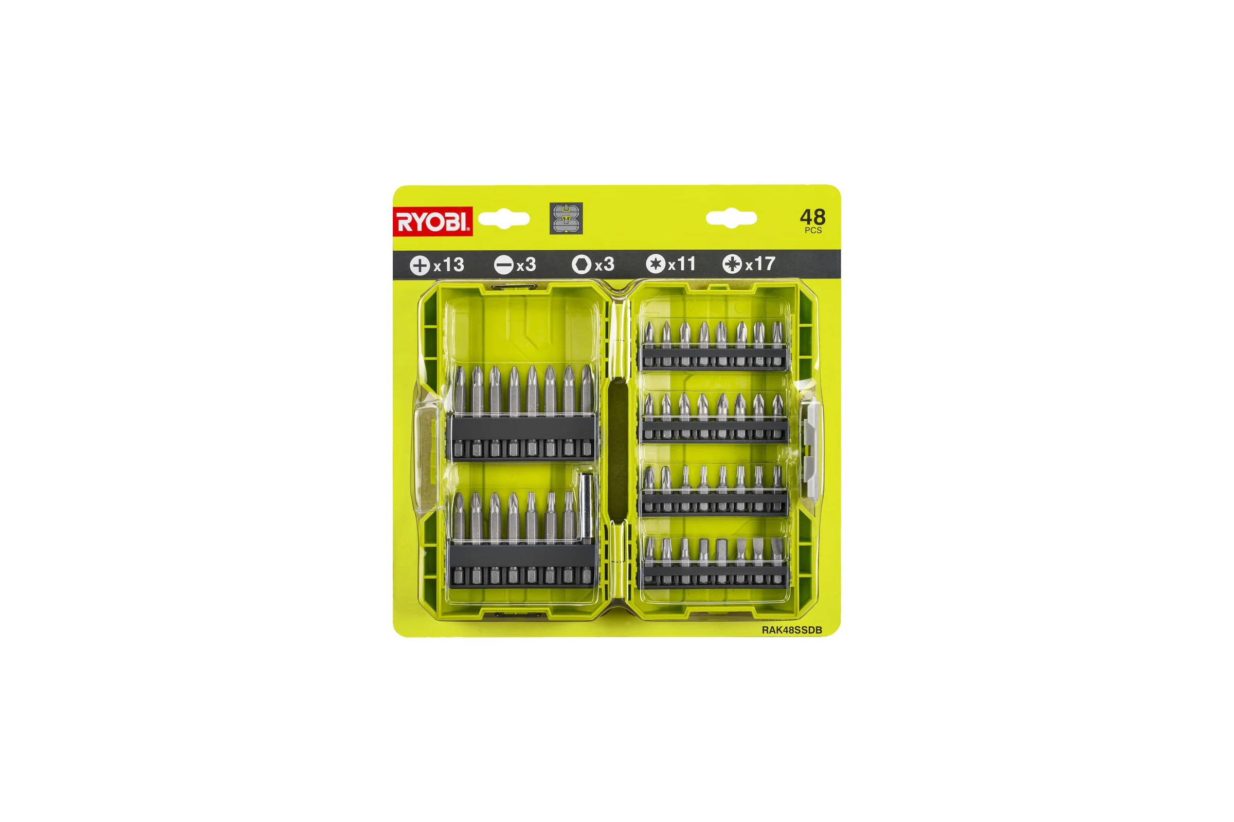 Набор бит RAK48SSDB Ryobi 5132004859