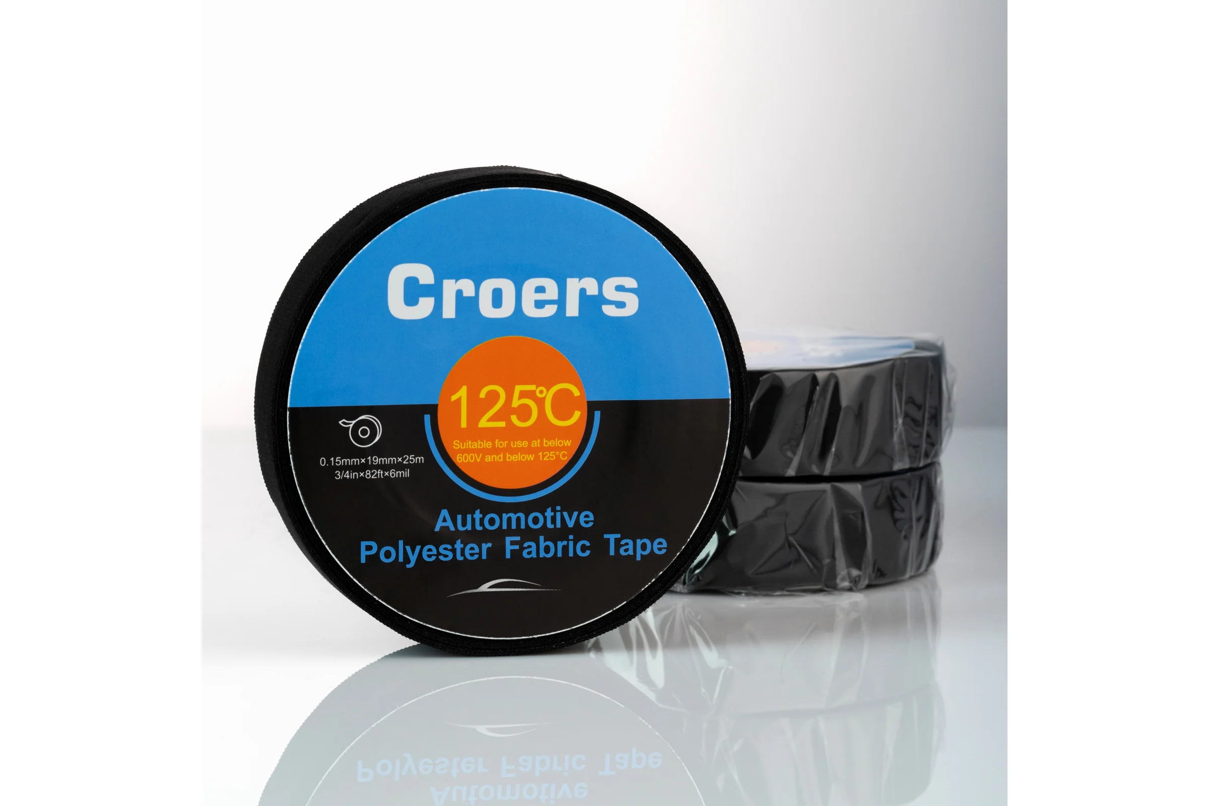Изолента ХБ Croers 19 мм, 25 м, набор 5 шт. CRS_HB3