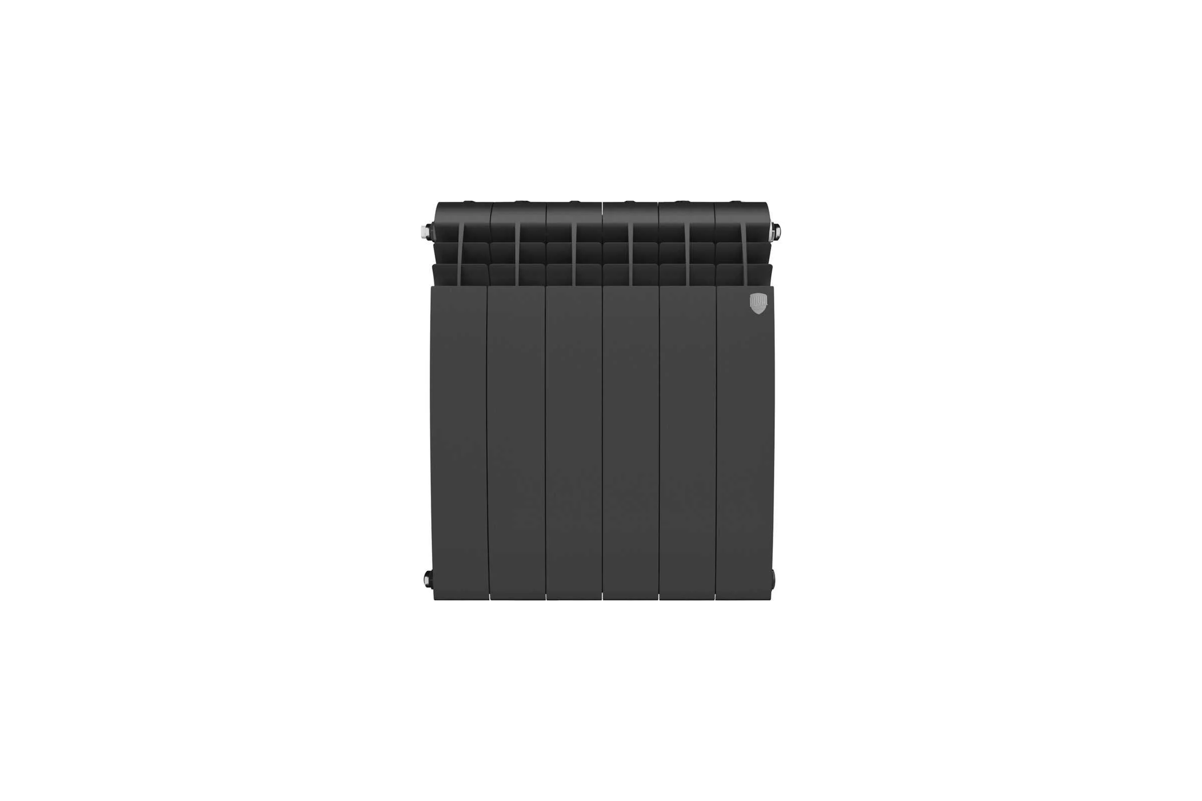 Радиатор биметаллический ROYAL THERMO BILINER B 500 черный, 6 секц. НС-1682288