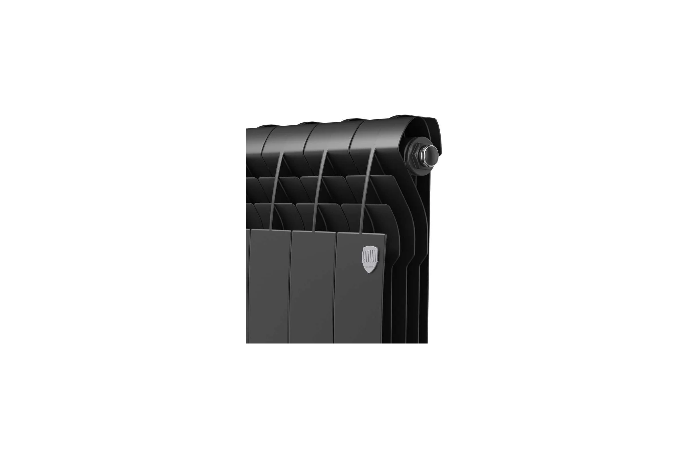 Радиатор биметаллический ROYAL THERMO BILINER B 500 черный, 6 секц. НС-1682288