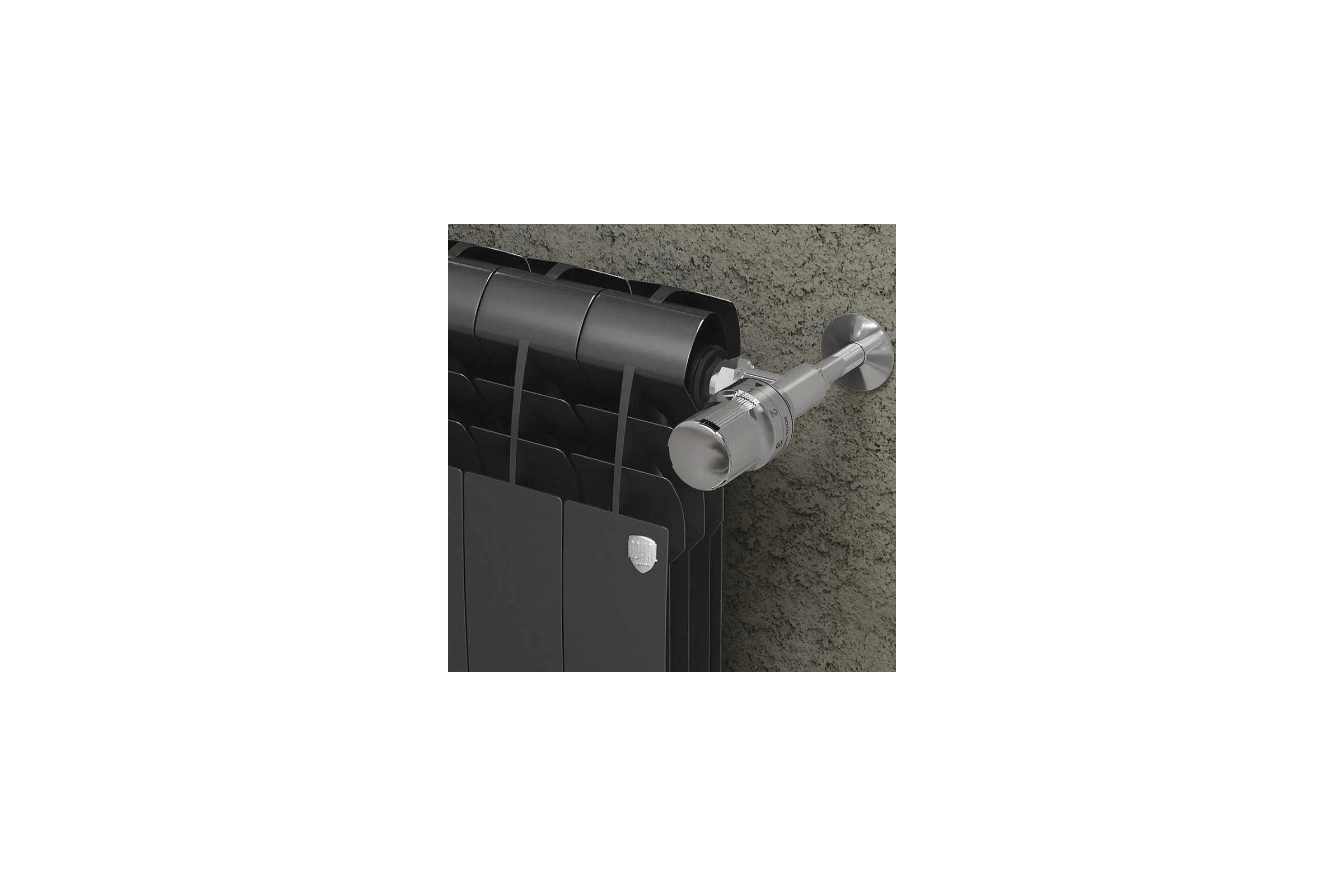 Радиатор биметаллический ROYAL THERMO BILINER B 500 черный, 6 секц. НС-1682288