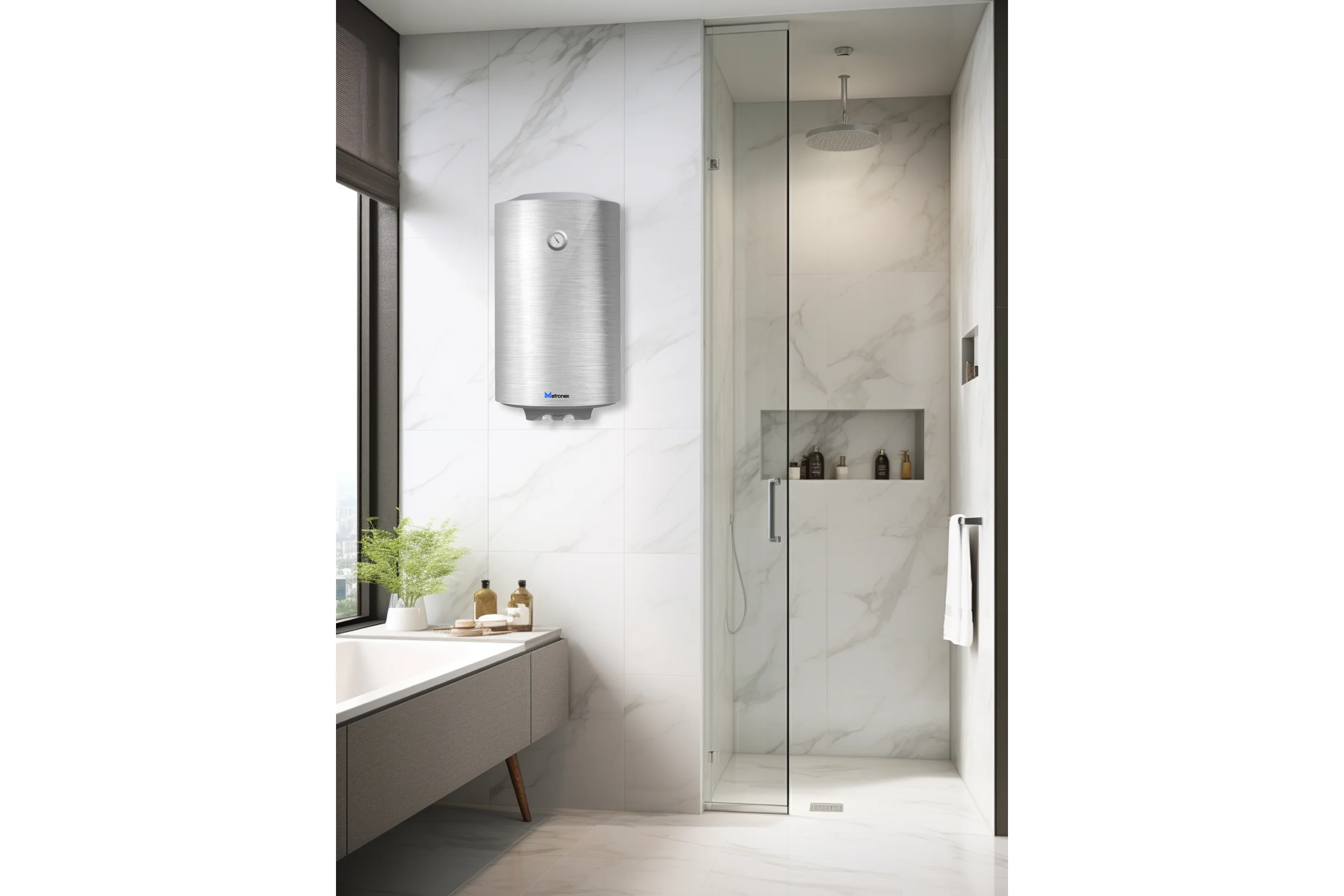 Водонагреватель Metronex TitanHeat MX WH 2.0kW 80 л silver MX20800STA
