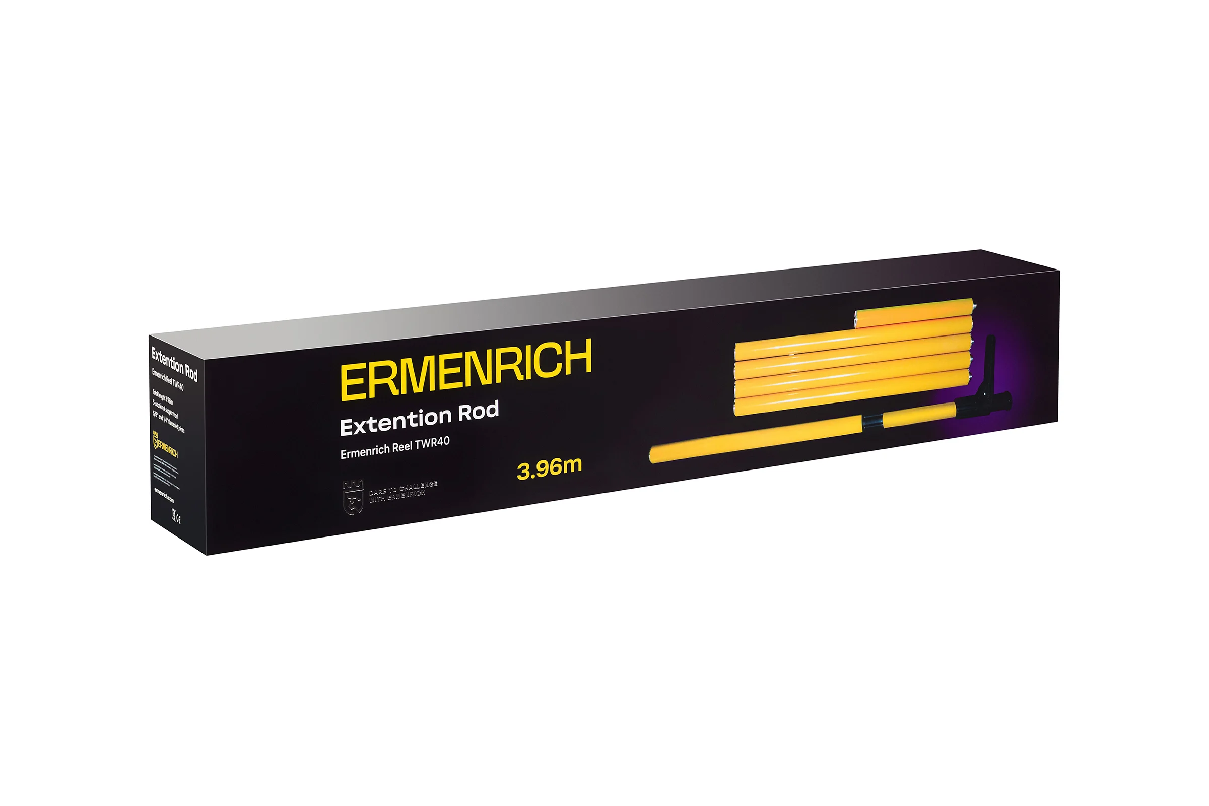 Штанга телескопическая Ermenrich для лазерного уровня Reel TWR40, 3.96 м 84657