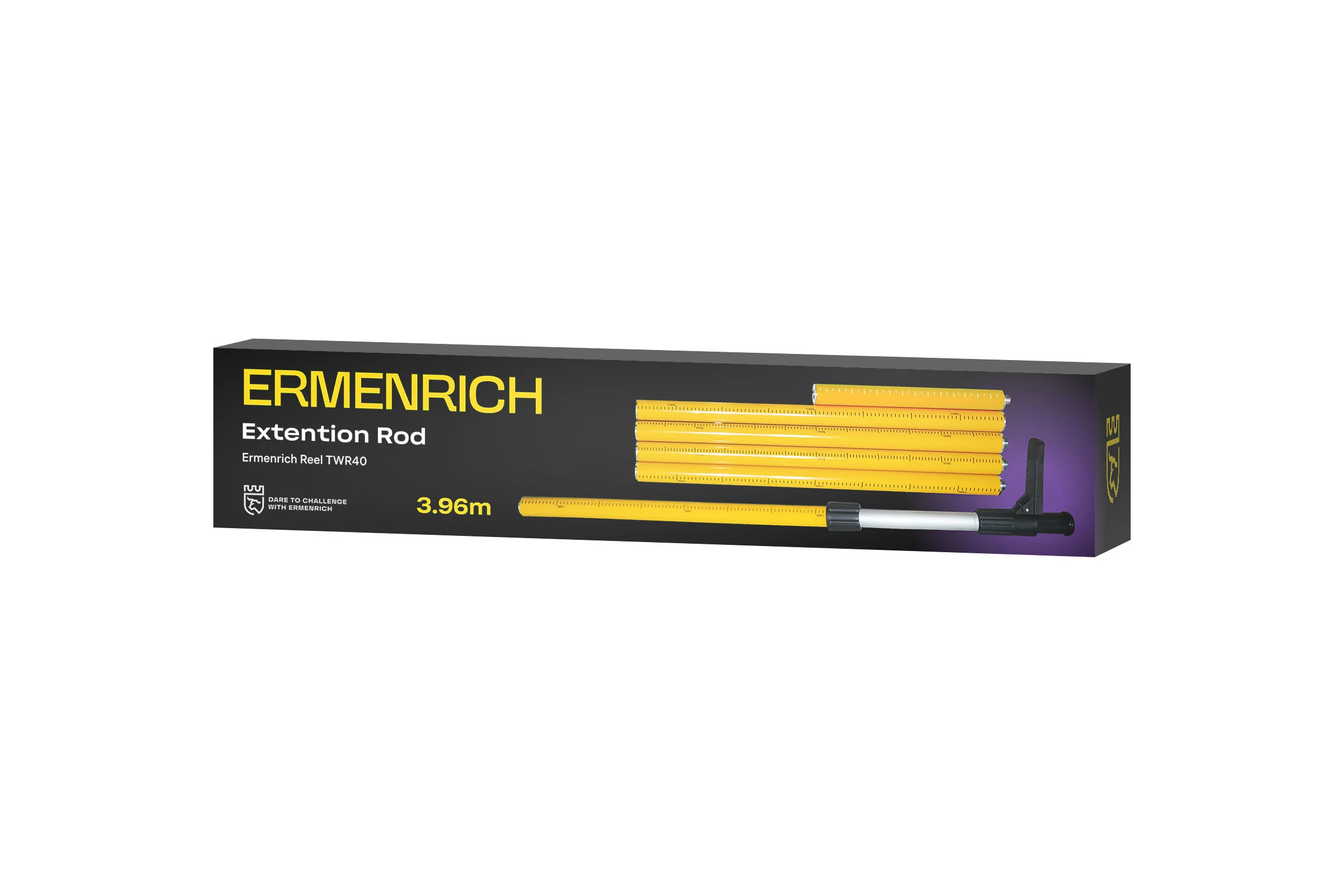 Штанга телескопическая Ermenrich для лазерного уровня Reel TWR40, 3.96 м 84657