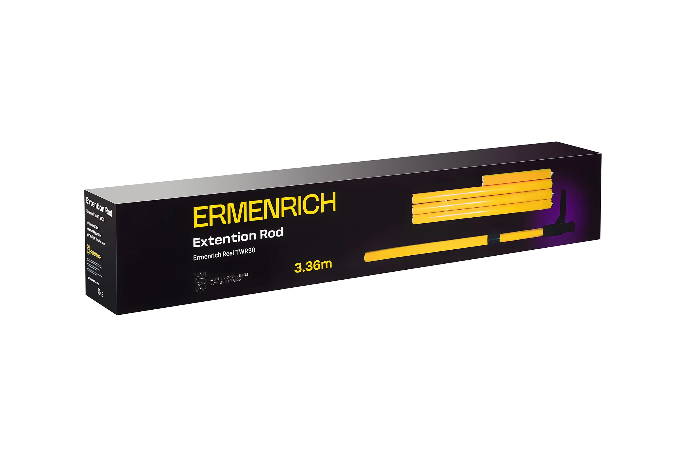 Штанга телескопическая Ermenrich для лазерного уровня Reel TWR30, 3.36 м 84656