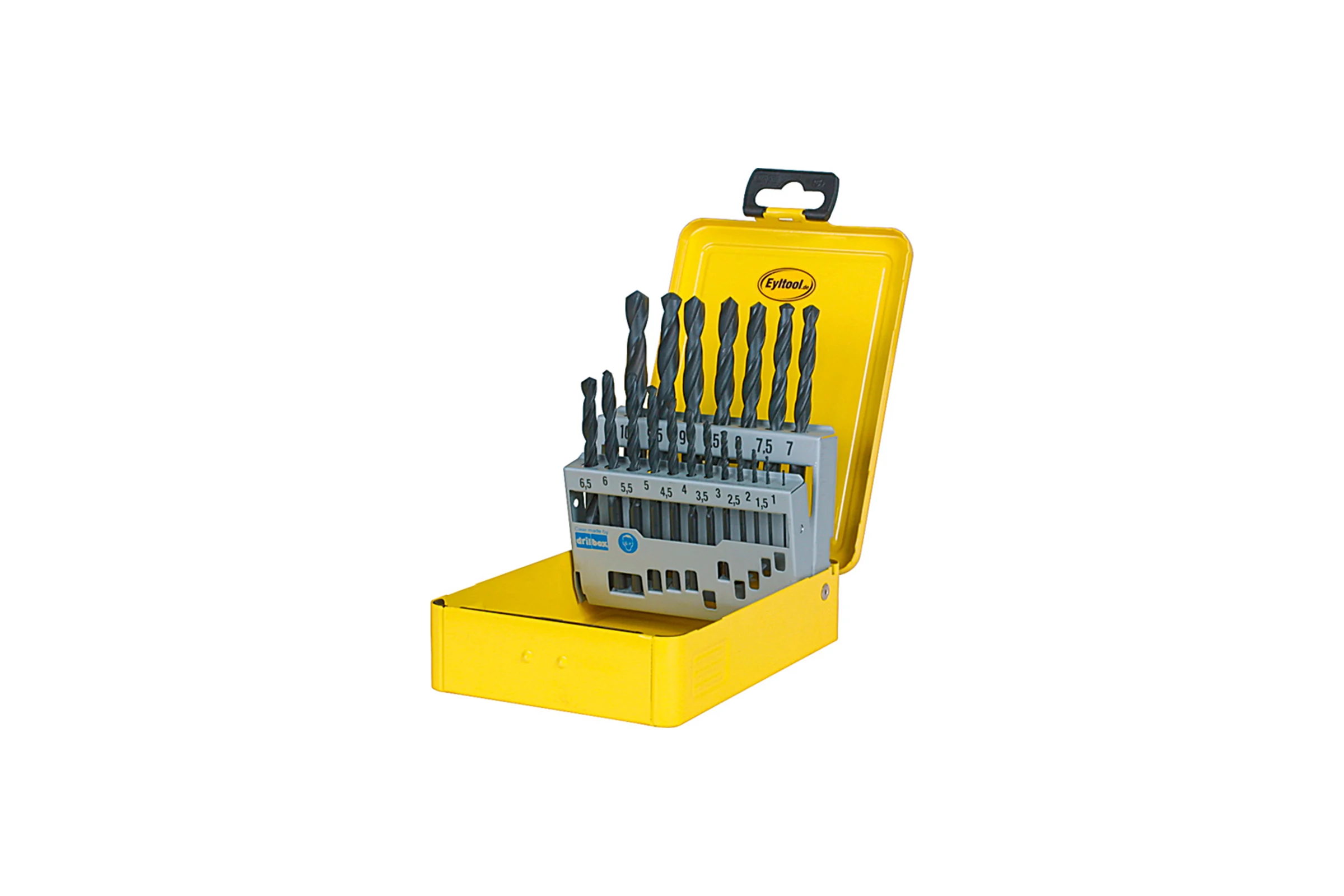 Набор сверл Eyltool DIN 338 19шт.: 1-10 мм 11 055 1-10