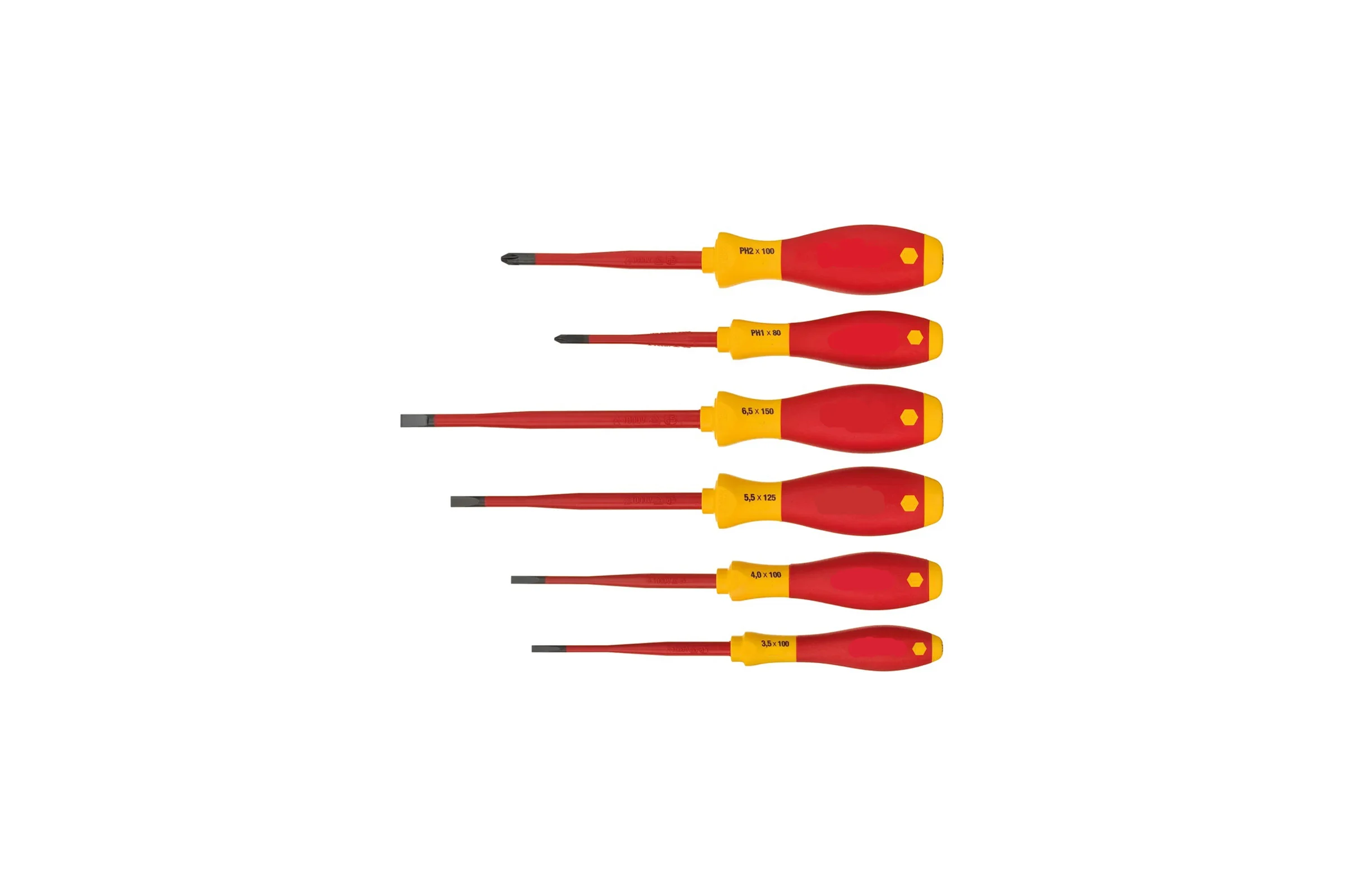 Набор Eyltool VDE-отверток, 6 предметов 44 951 0