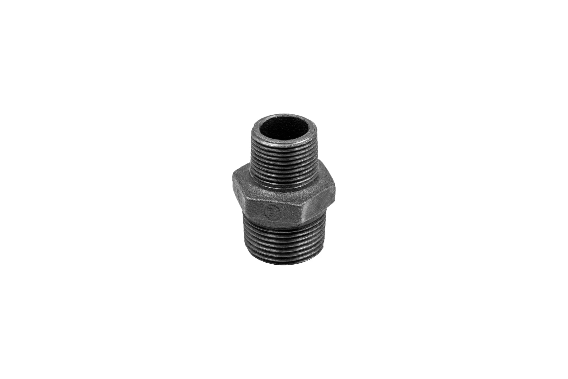 Ниппель AV Engineering ред. 2x1 1/2 нар.-нар. чугун черный AVEC501002112