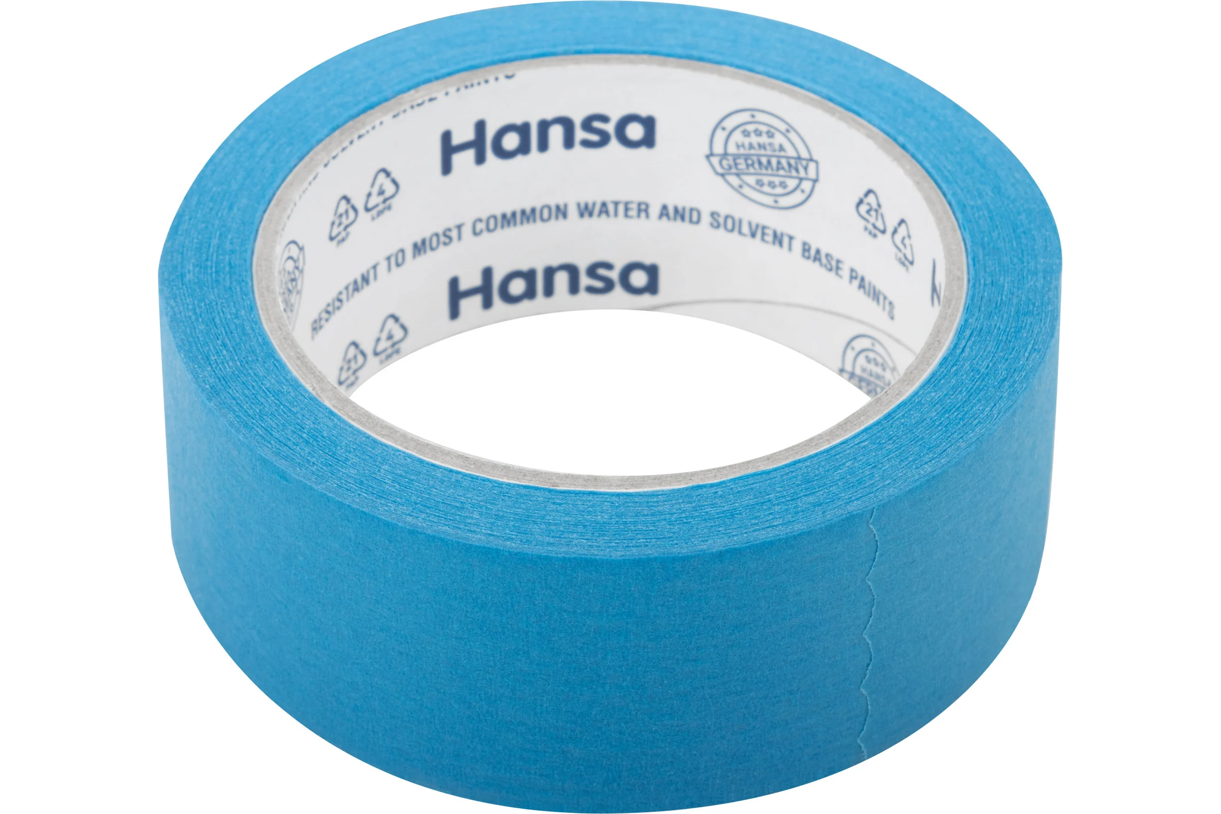 Фасадная малярная лента HANSA синяя, 38 мм 25 м 703038