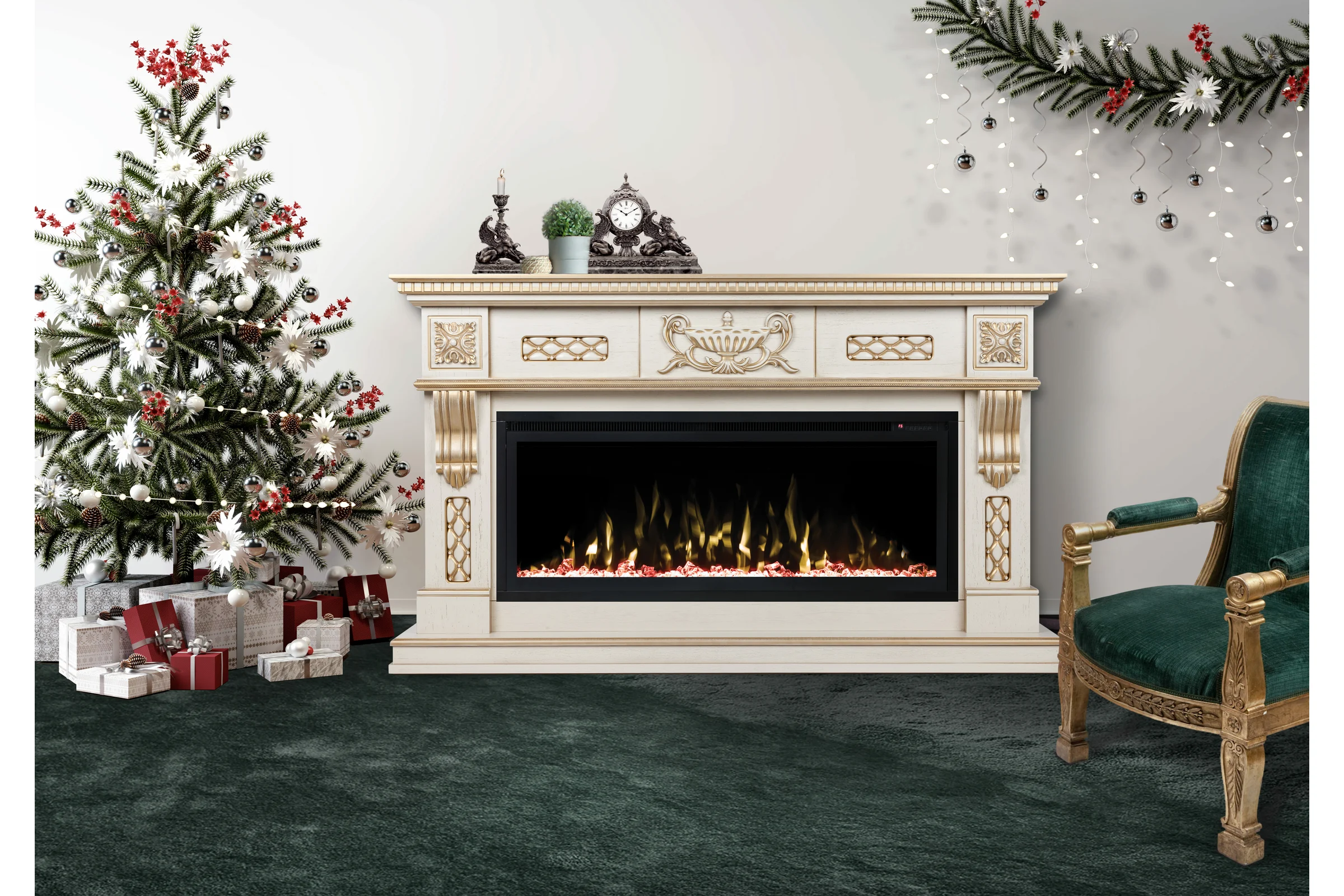 Каминокомплект RealFlame CORSICA 42 WT + SAPHIR-S 42 10019846