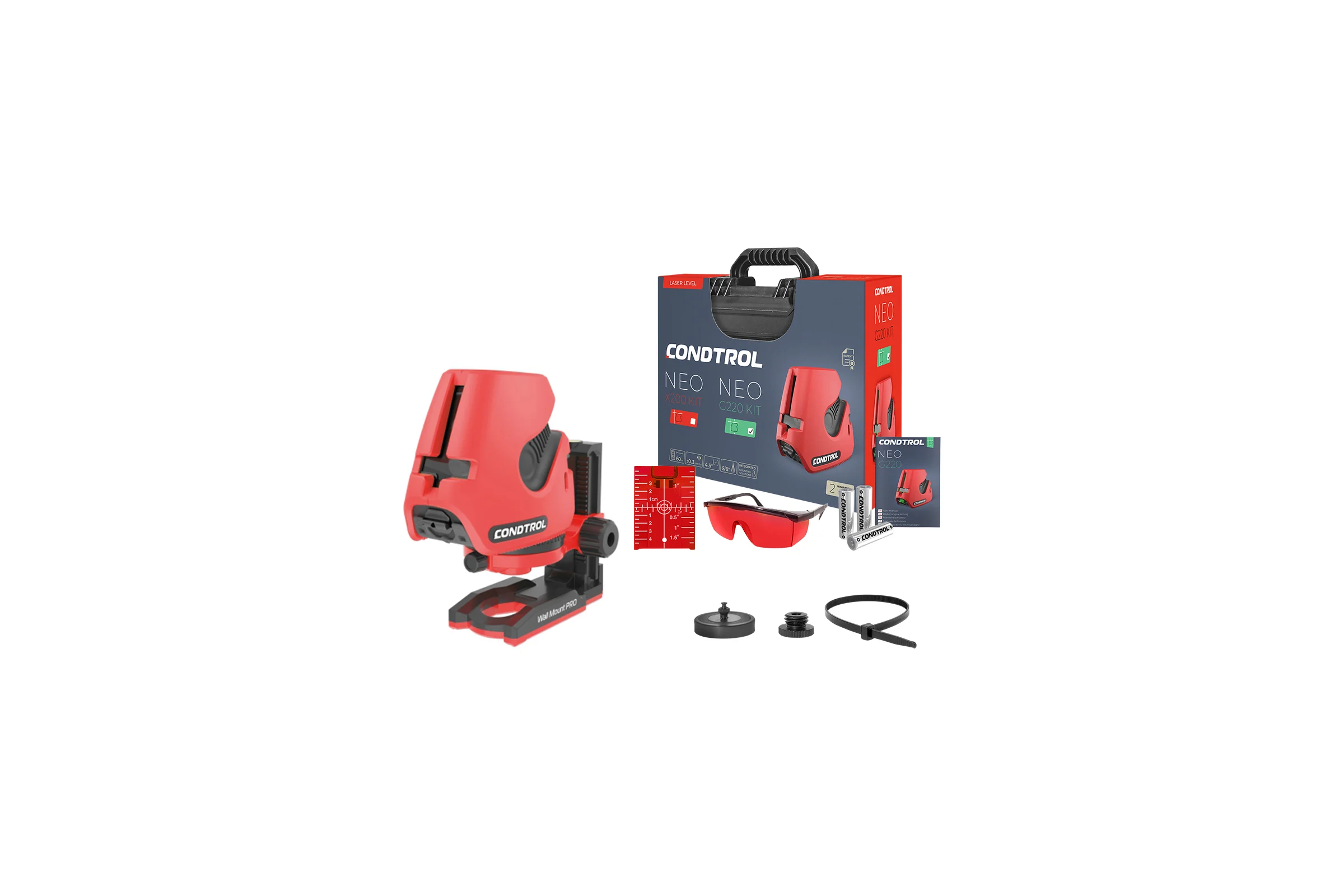 Лазерный нивелир CONDTROL NEO X200 Kit 1-2-400