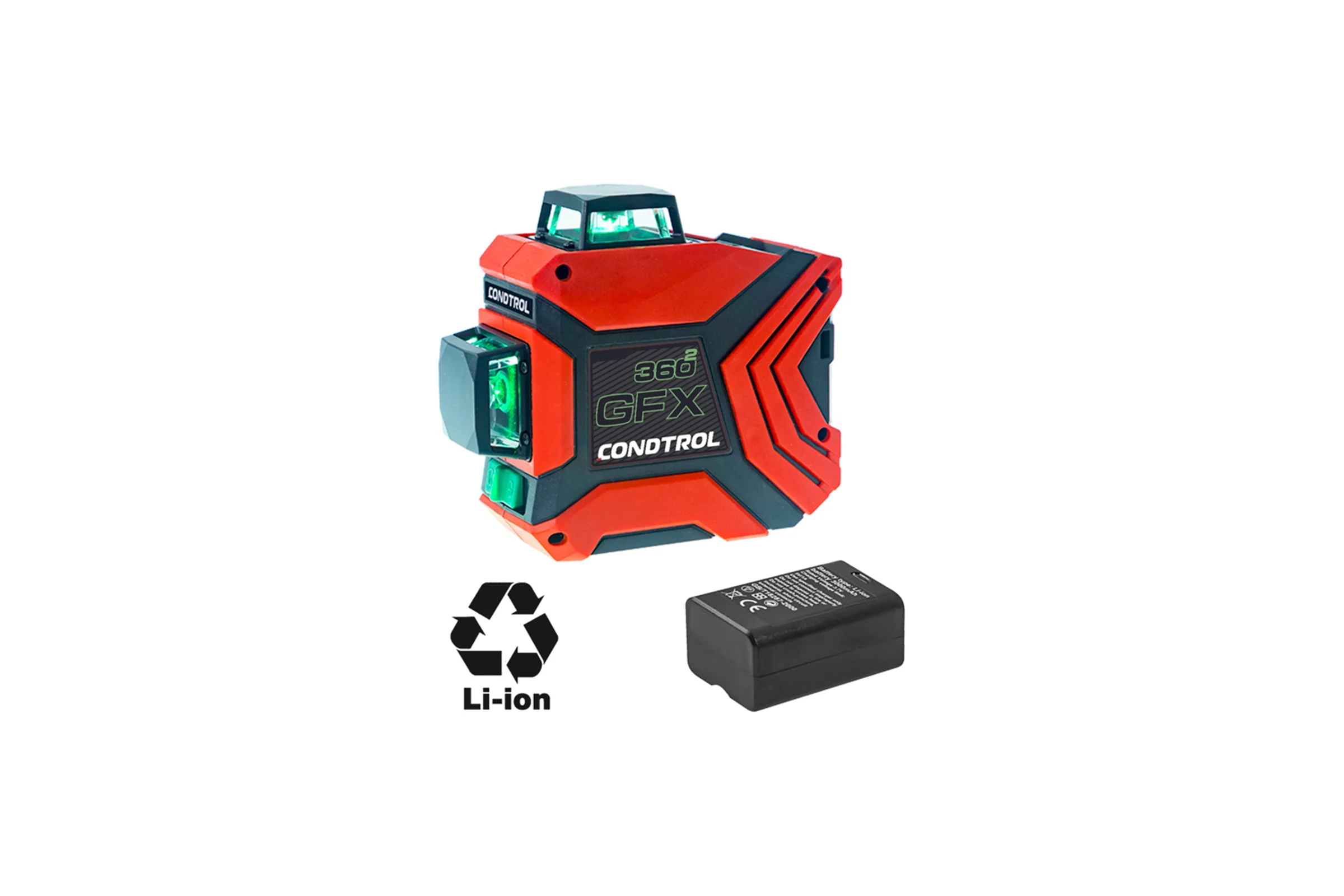 Лазерный нивелир CONDTROL GFX 360-2 Kit 1-2-403