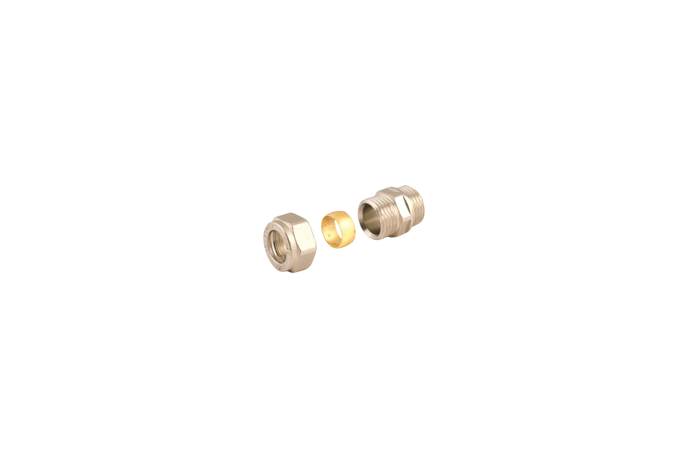 Фитинг подключения L и T-образной медной трубки SANEXT D15-R 1/2" 4938