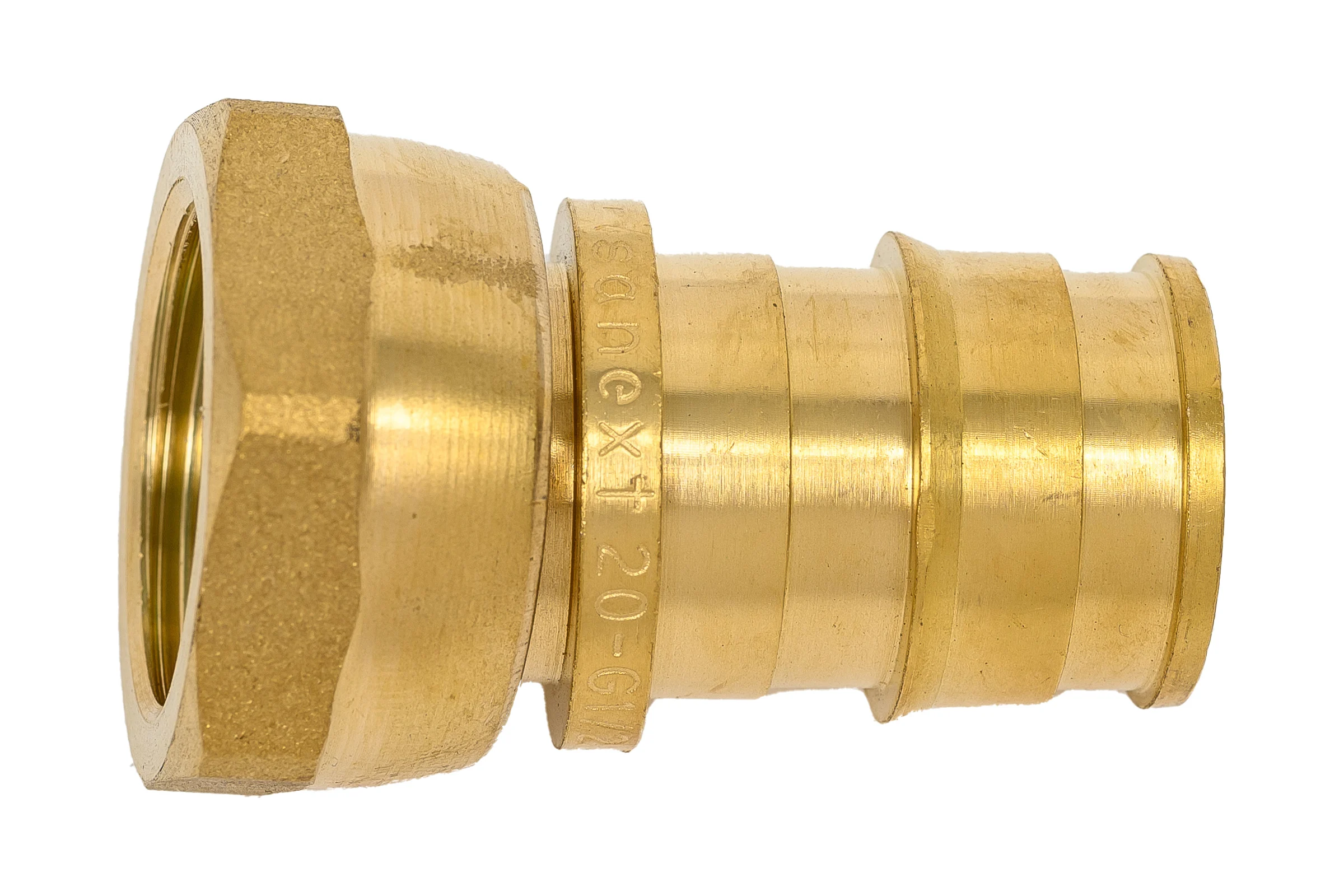 Переходник латунный с накидной гайкой SANEXT 20мм х 1/2" Lite 43205