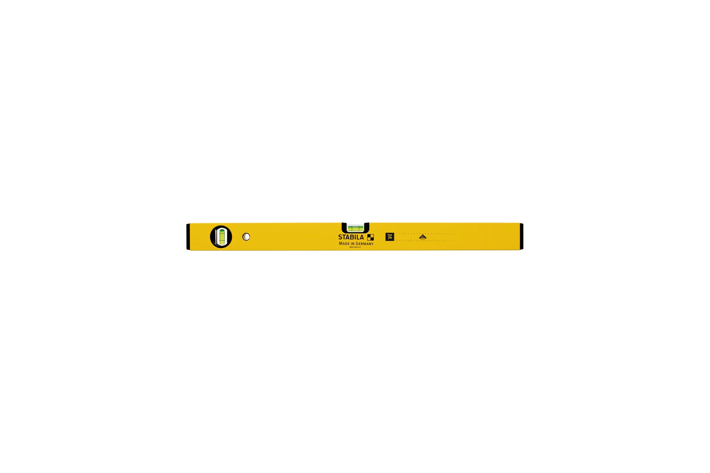 Уровень STABILA тип 70-2, 150 см, 3 глазка, точность 0,5 мм/м 16283