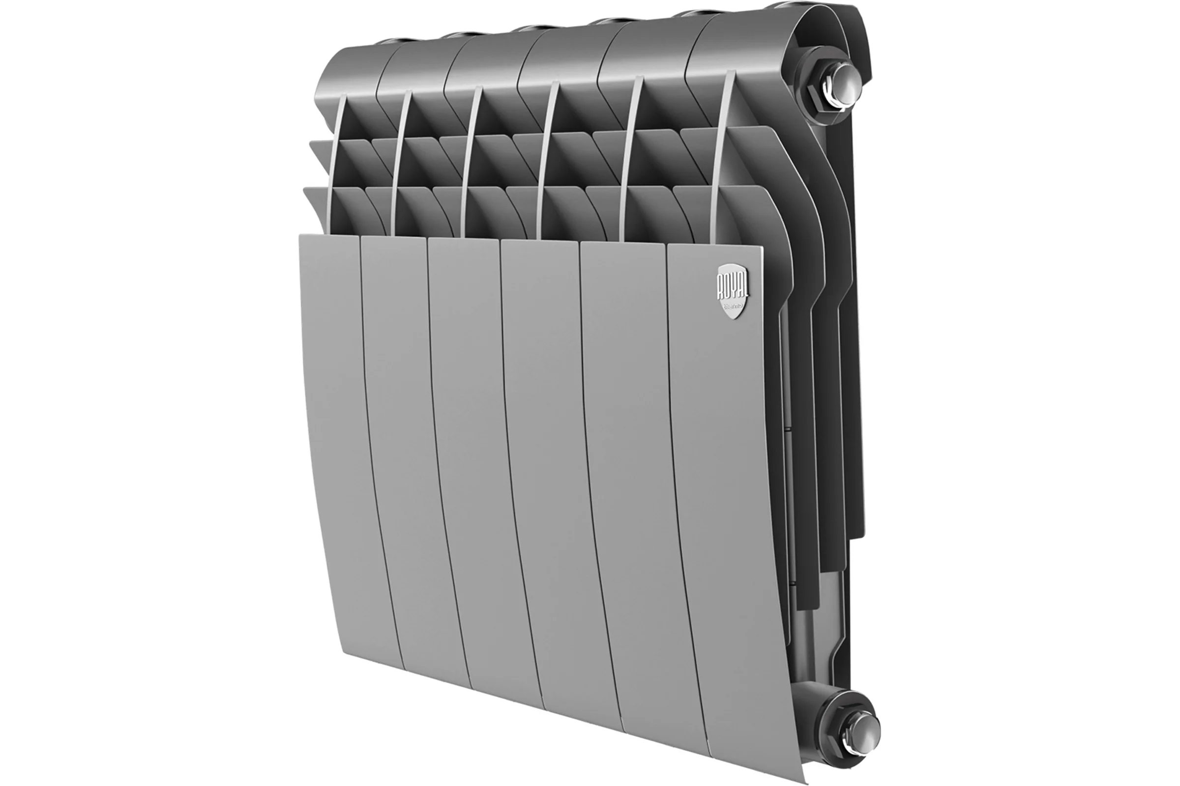 Биметаллический радиатор ROYAL THERMO BILINER B 350 серебристый, 6 секц. НС-1682249