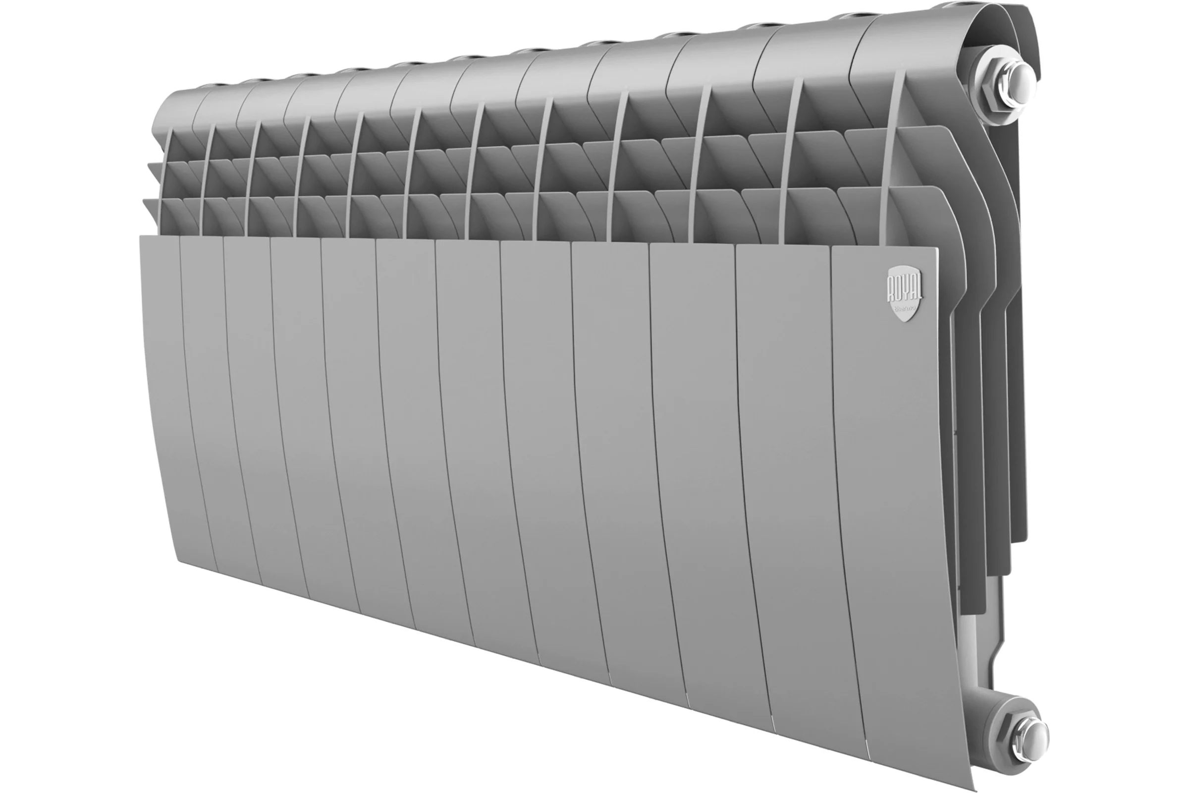 Биметаллический радиатор ROYAL THERMO BILINER B 350 серебристый, 12 секц. НС-1682247