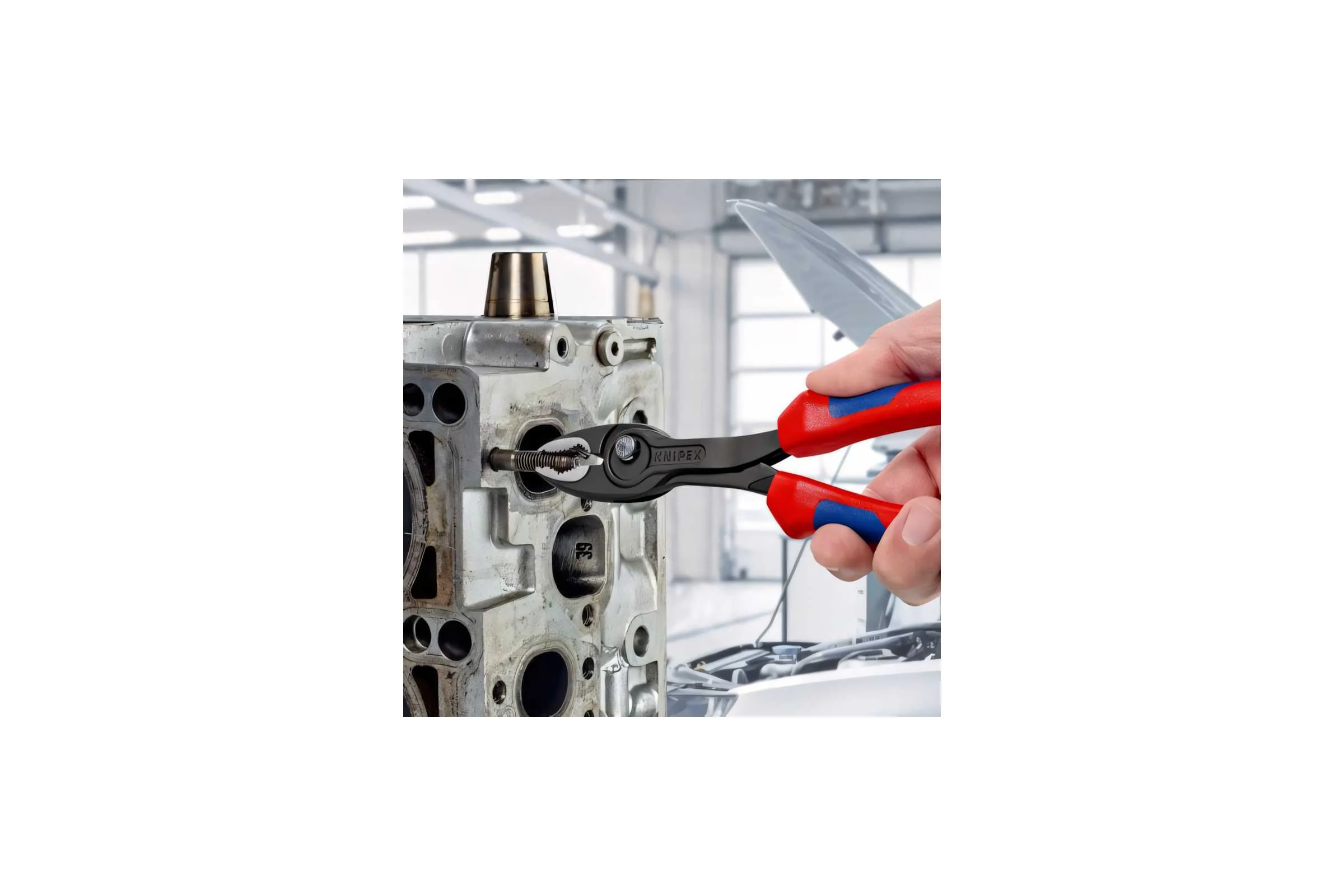 Захватные клещи Knipex TwinGrip, 4 - 22 мм, длина 200 мм, KN-8202200