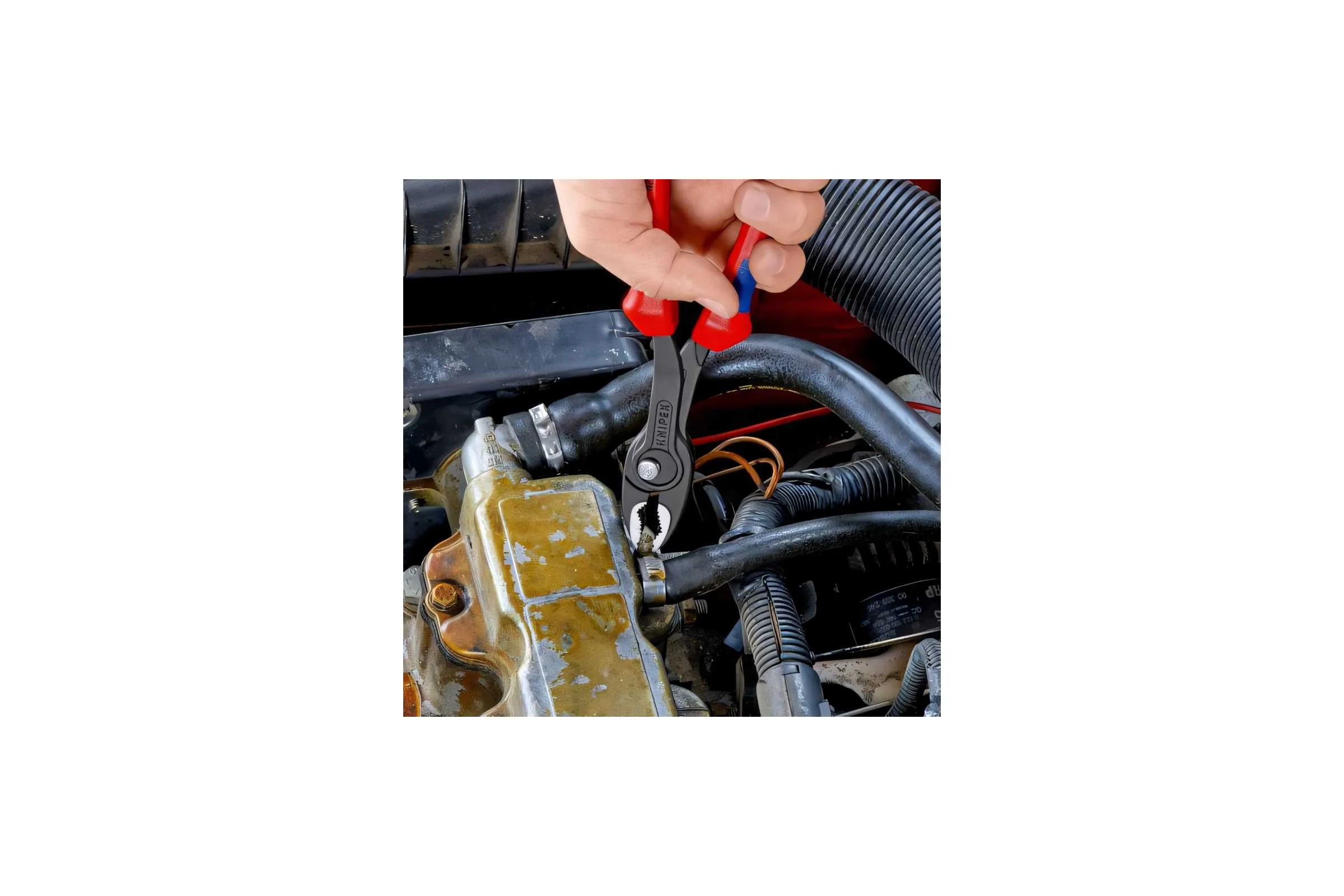 Захватные клещи Knipex TwinGrip, 4 - 22 мм, длина 200 мм, KN-8202200