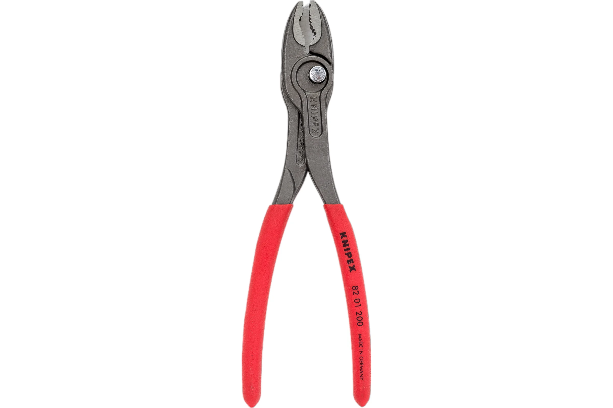 Захватные клещи Knipex TwinGrip, 4 - 22 мм, чернённые, длина 200 мм, обливные рукоятки, KN-8201200