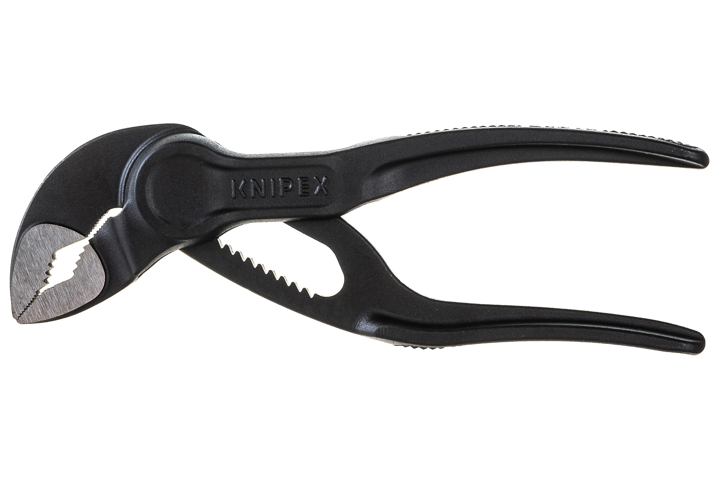 Переставные клещи Knipex Cobra XS, 24 мм (1"), 100 мм, серые, KN-8700100BK