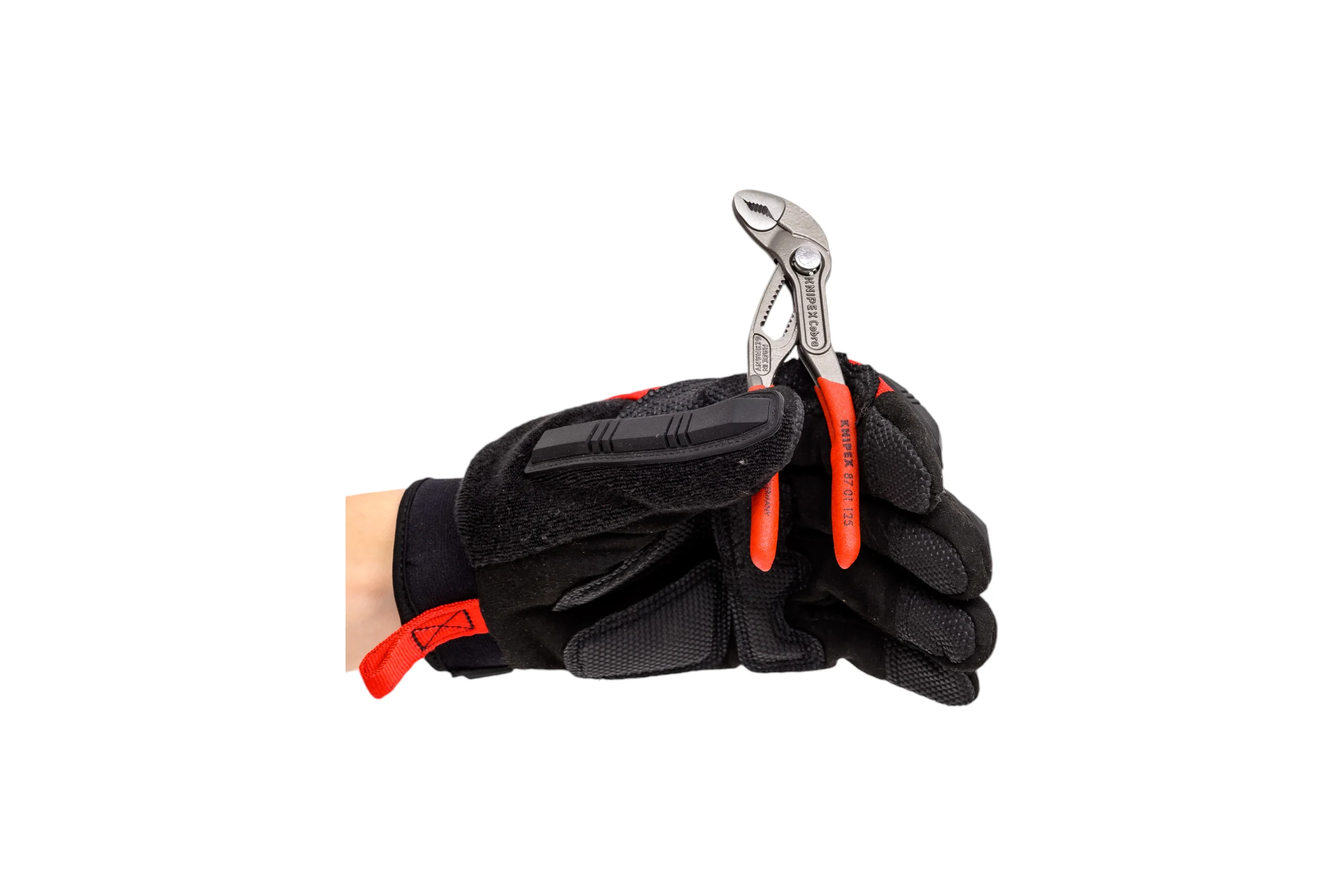 Переставные клещи Knipex Cobra, 27 мм (1"), 125 мм, серые, 1К ручки, KN-8701125SB