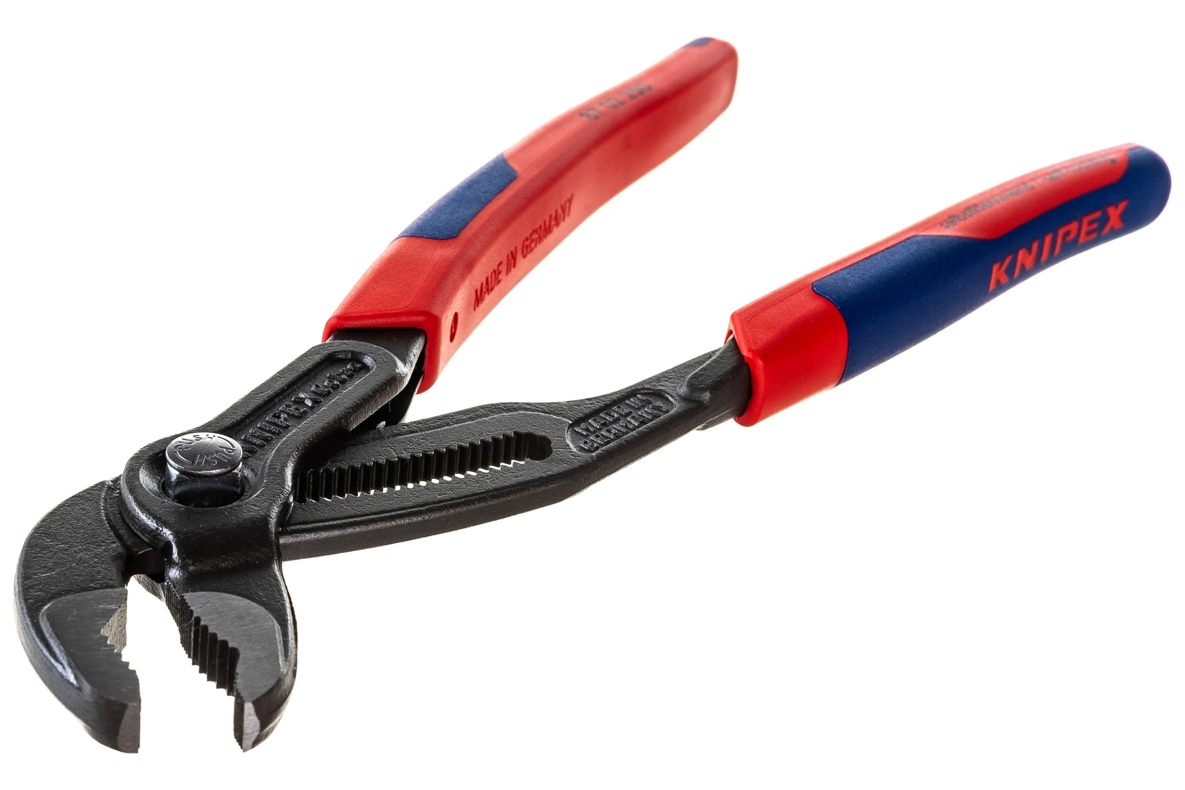 Переставные клещи Knipex Cobra, 50 мм (2"), 250 мм, серые, 2К ручки, KN-8702250SB