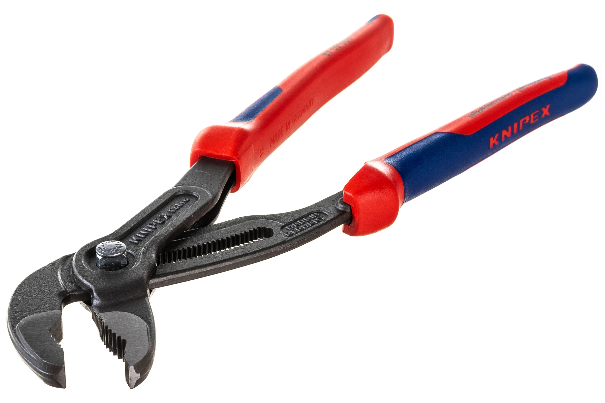 Переставные клещи Knipex COBRA под ключ 60 мм, 300 мм, серые, 2К ручки KN-8702300SB