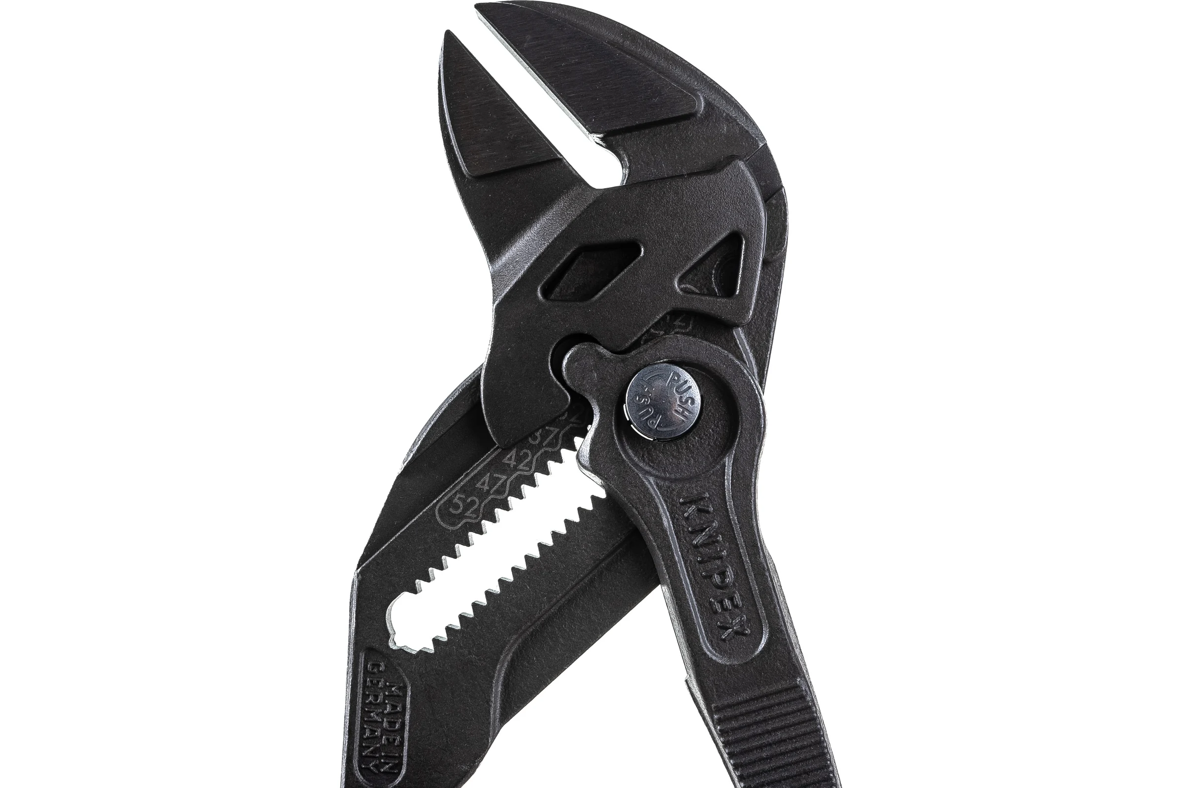 Переставные клещи-ключ Knipex 52 мм (2"), 250 мм, серые, 2-к ручки, подвес KN-8602250SB