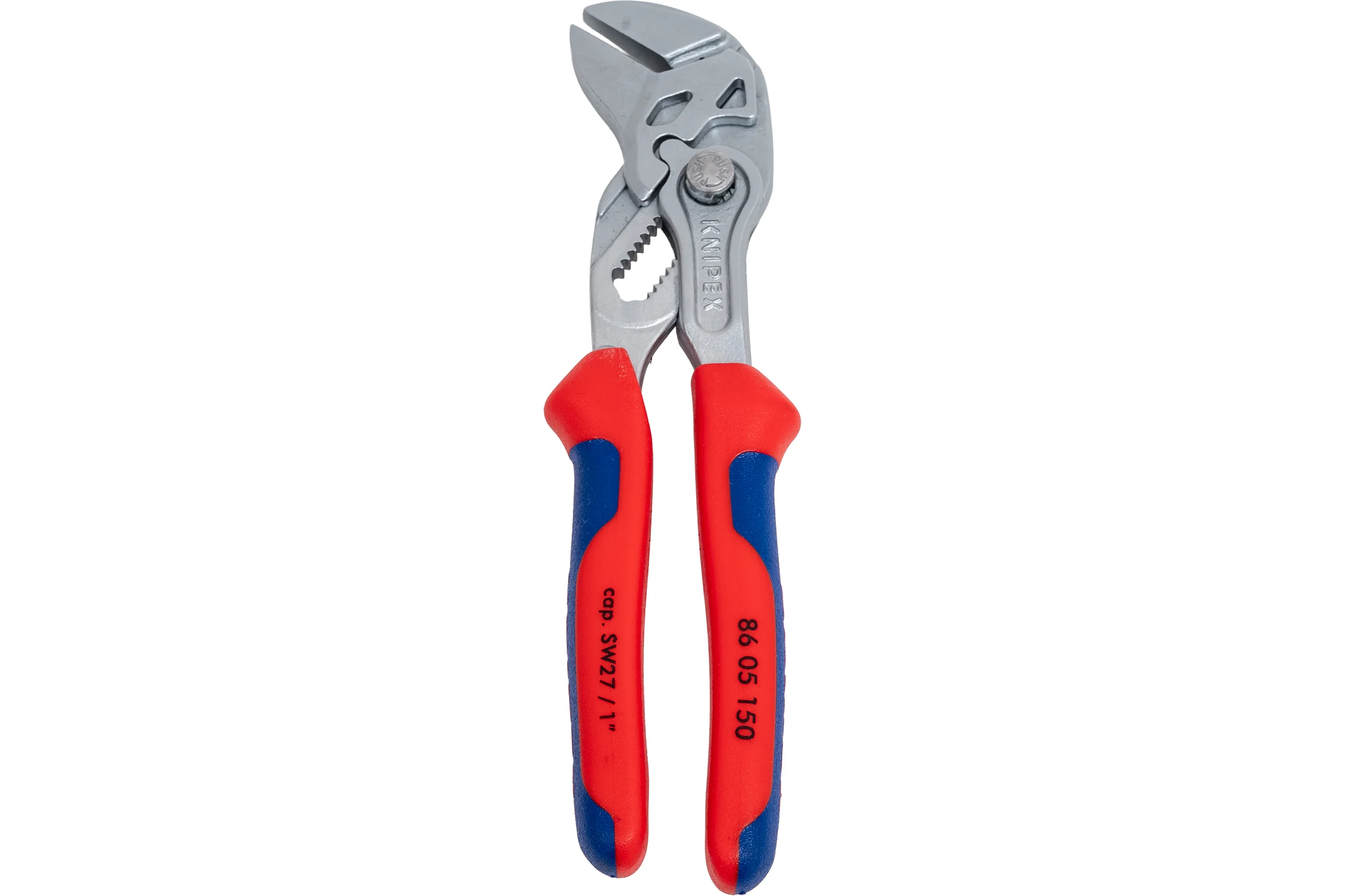 Переставные клещи-ключ Knipex 150 мм, 27 мм (1"), хром, 2К ручки, KN-8605150SB